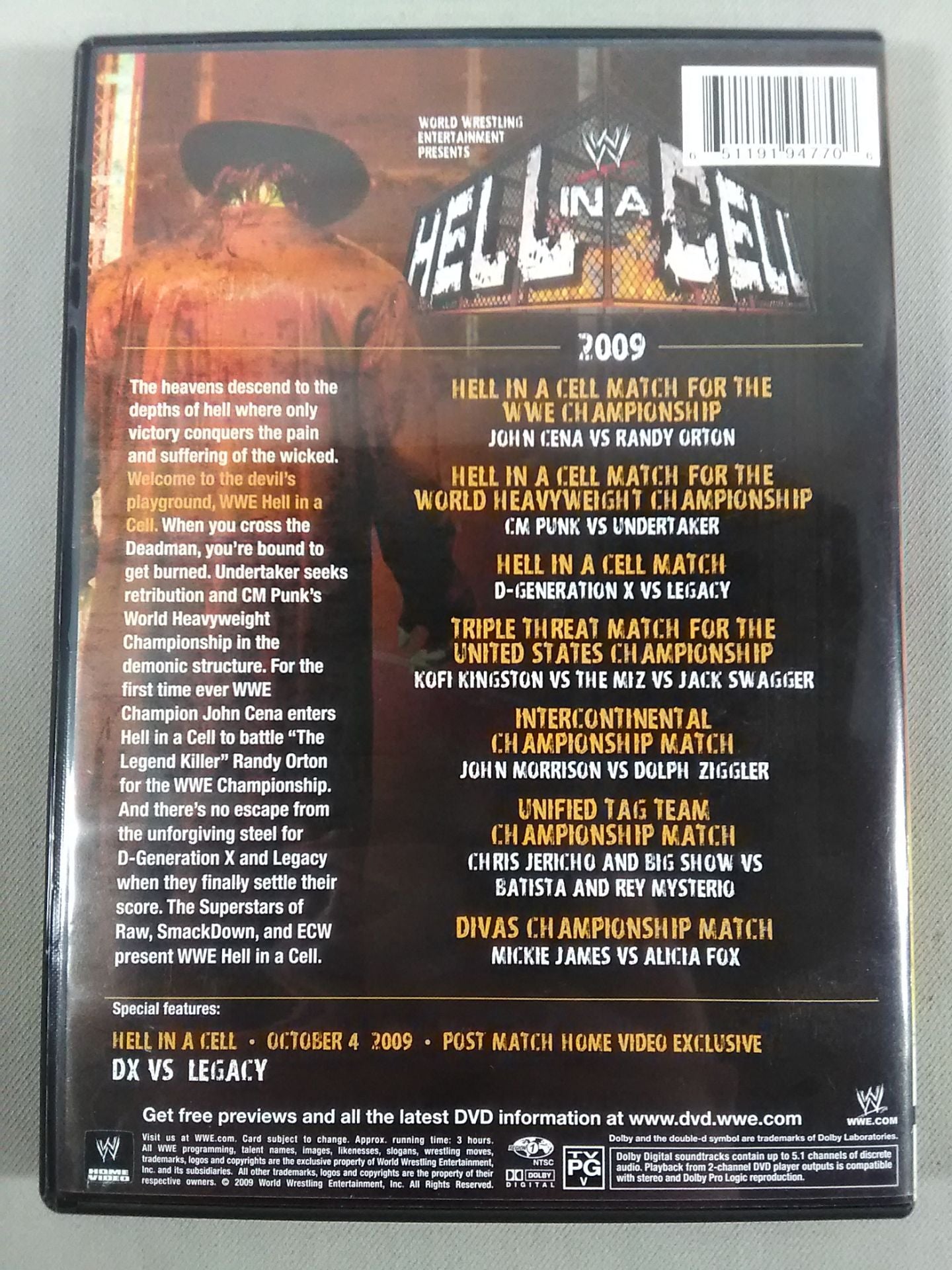 HELL IN A CELL 2009