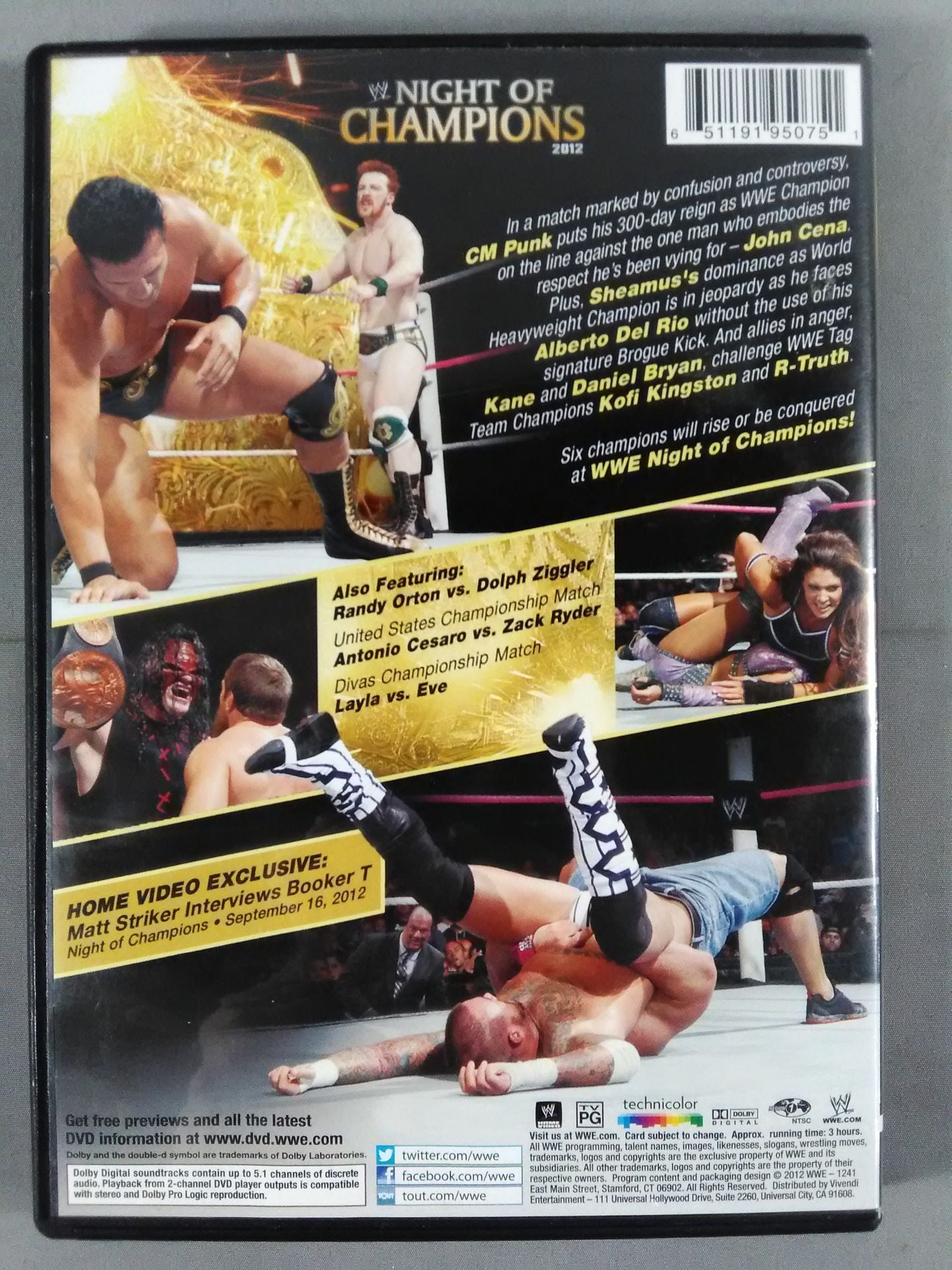 NIGHT OF CHAMPIONS 2012