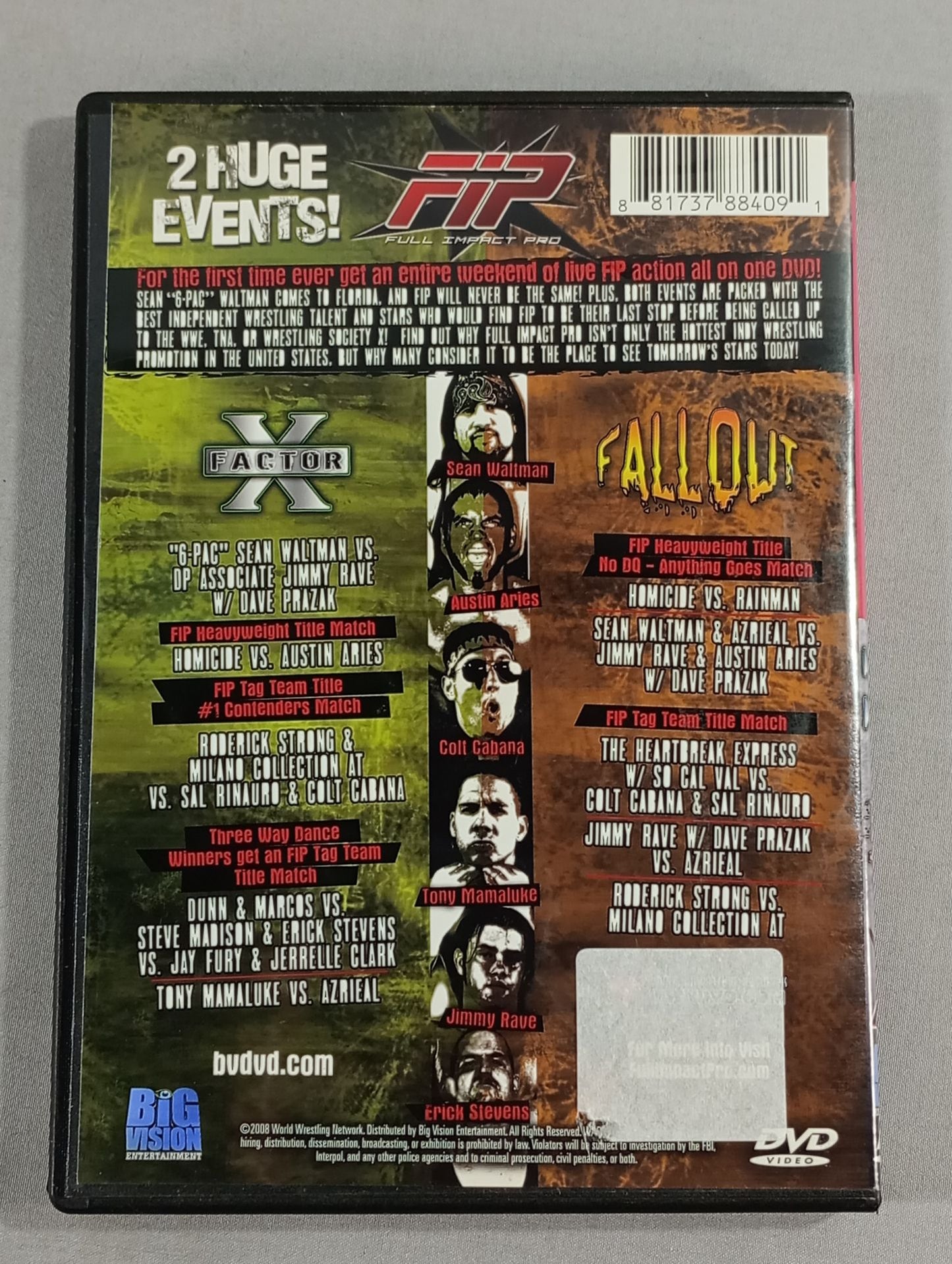 FIP 2HUGE EVENTS! / X FACTER & FALL OUT