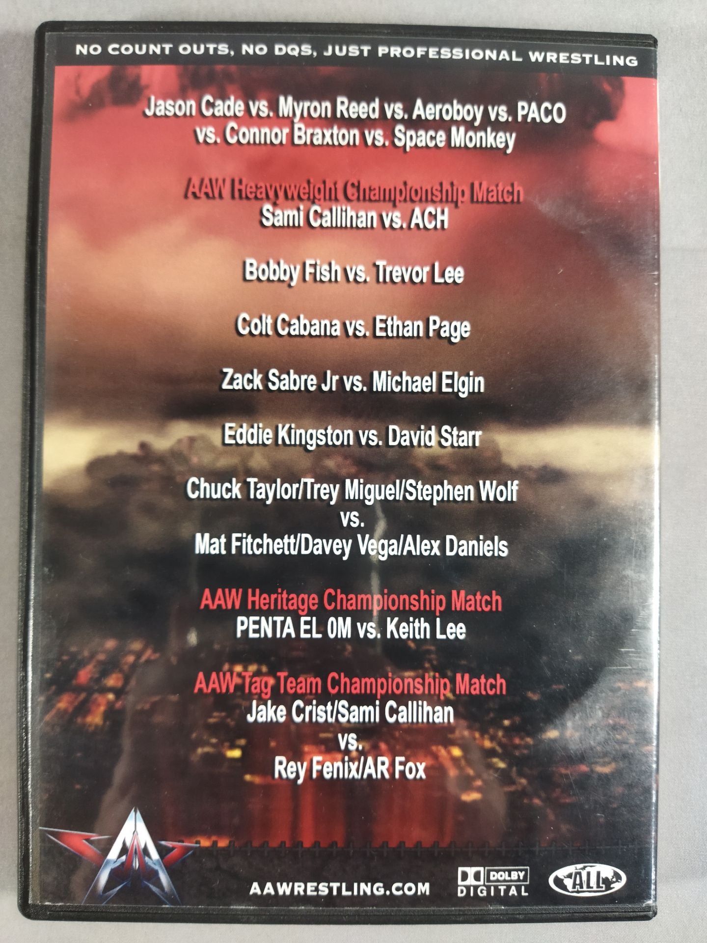 AAW TAKE NO PRISONERS 2017