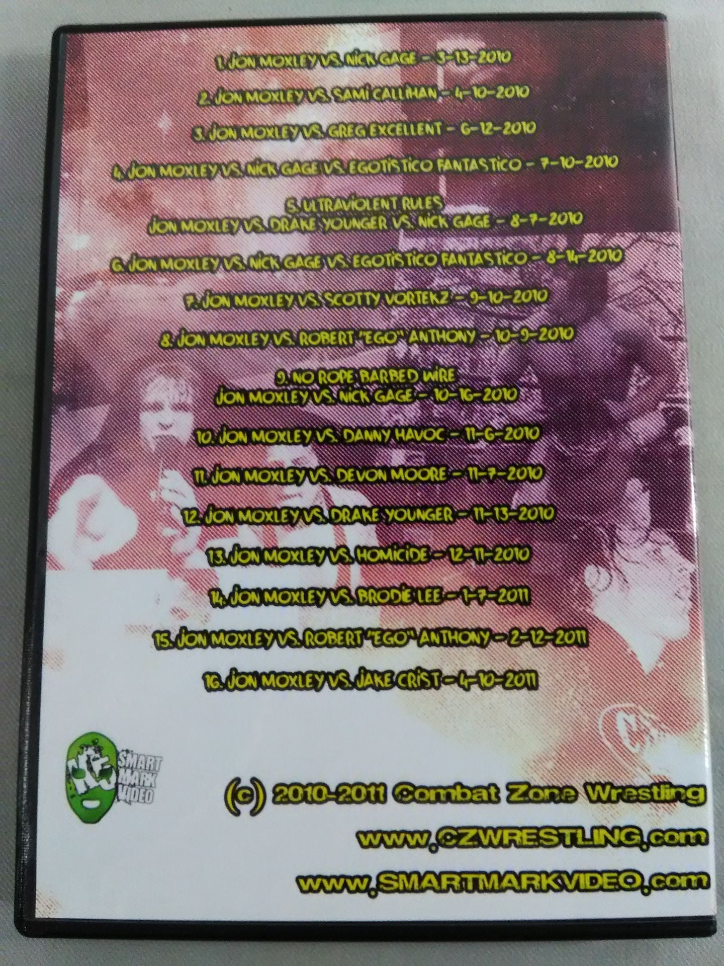 CZW JON MOXLEY - COMBAT ZONE COMPLETE COLLECION VOLUME.2