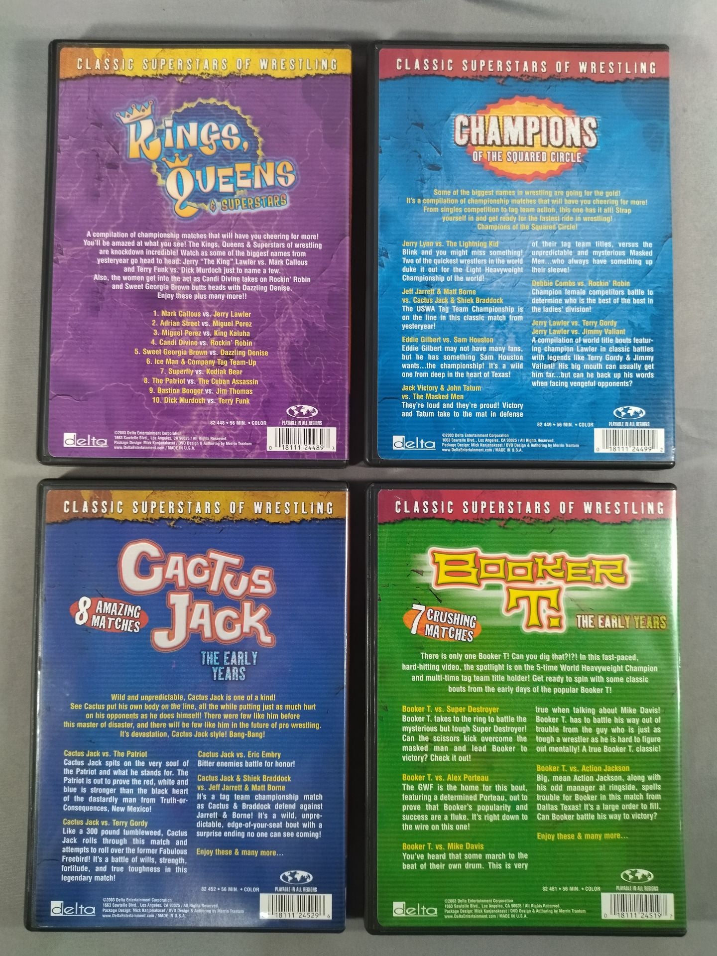 CLASSIC SUPERSTARS OF WRESTLING 8本セット