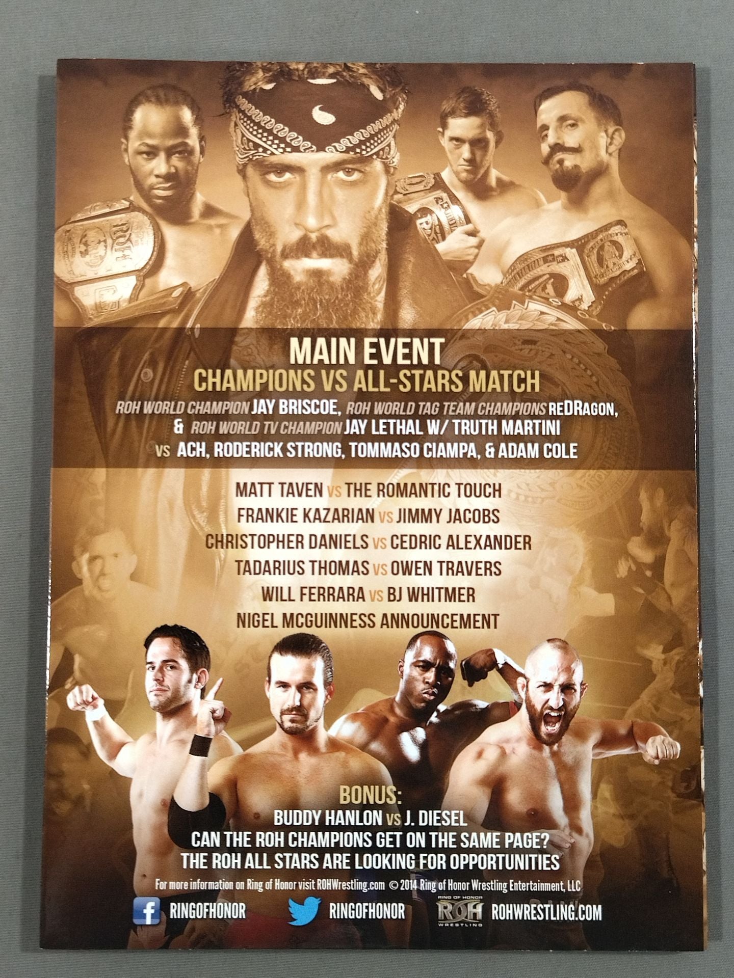 ROH CHAMPIONS vs ALL STARS