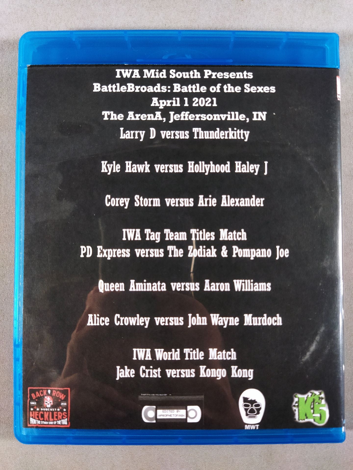 IWA-MS BATTLE OF THE SEXES