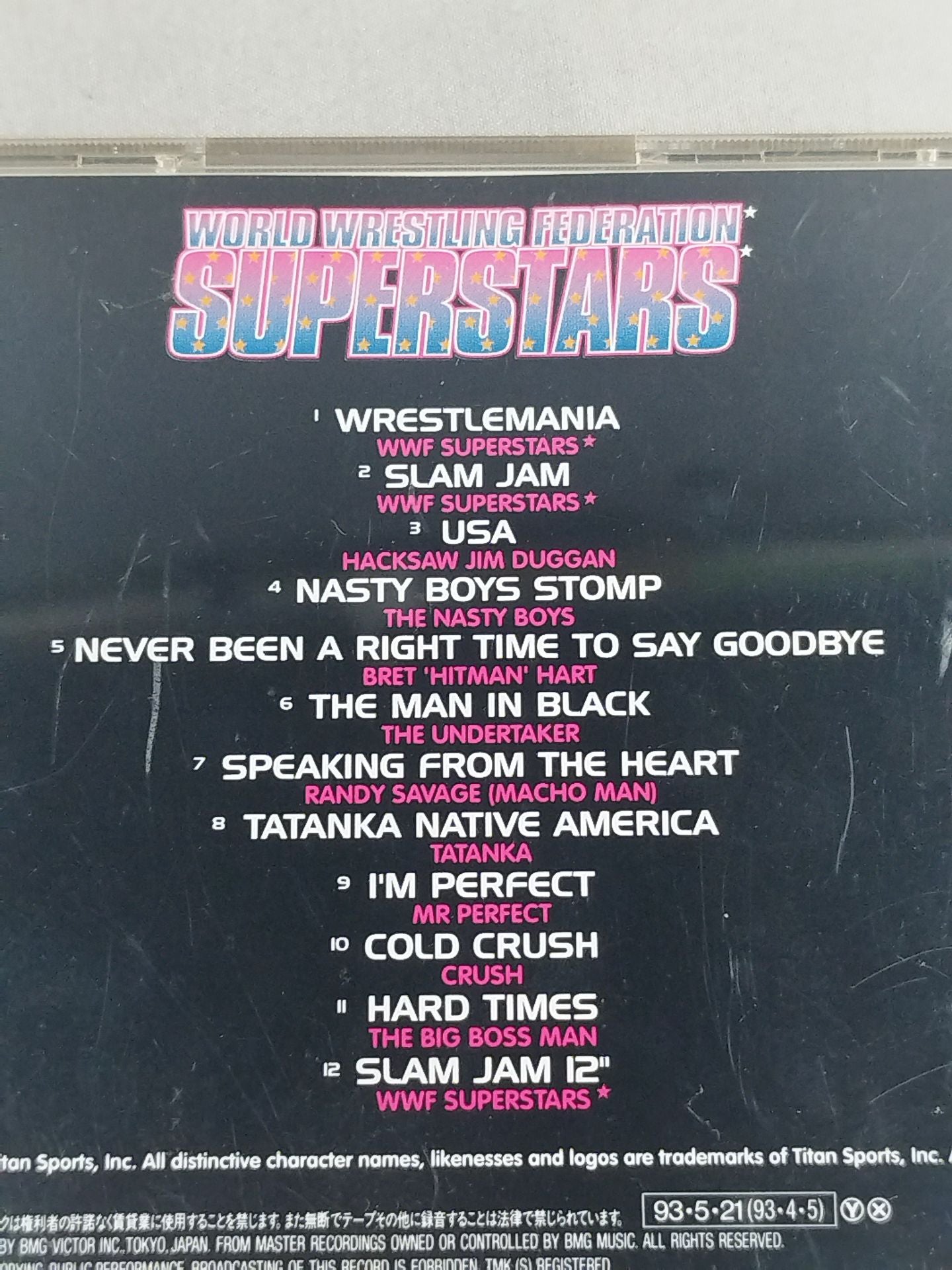 WWF SUPERSTARS WRESTLEMANIA-THE ALBUM(国内盤)
