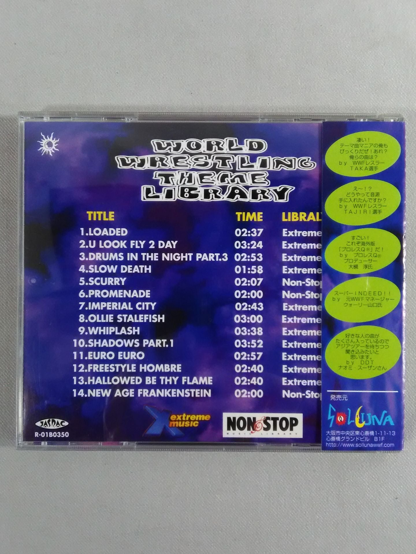 WORLD Wrestling THEME LIBRARY