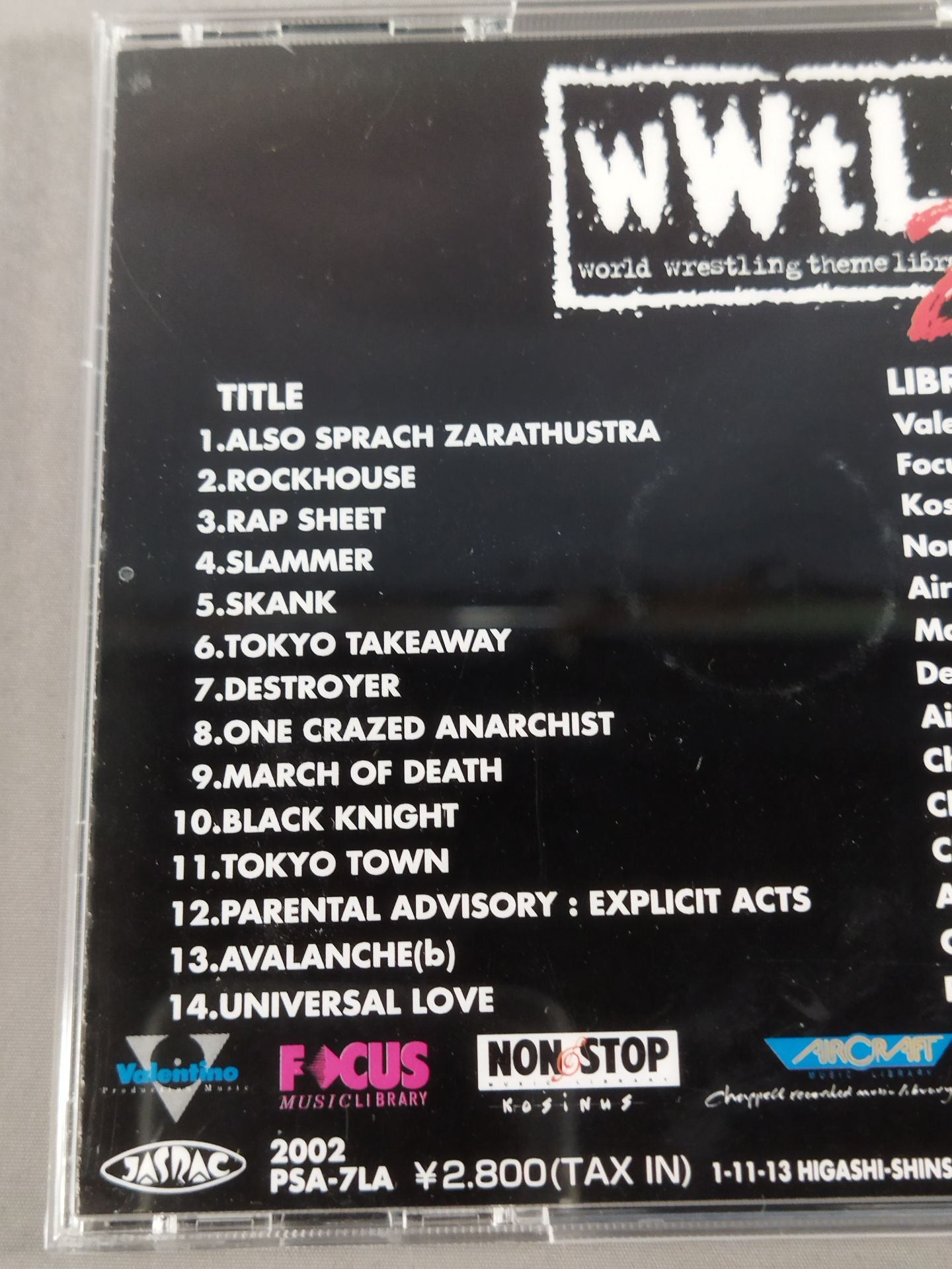 wWtL2 world wrestling theme library 2