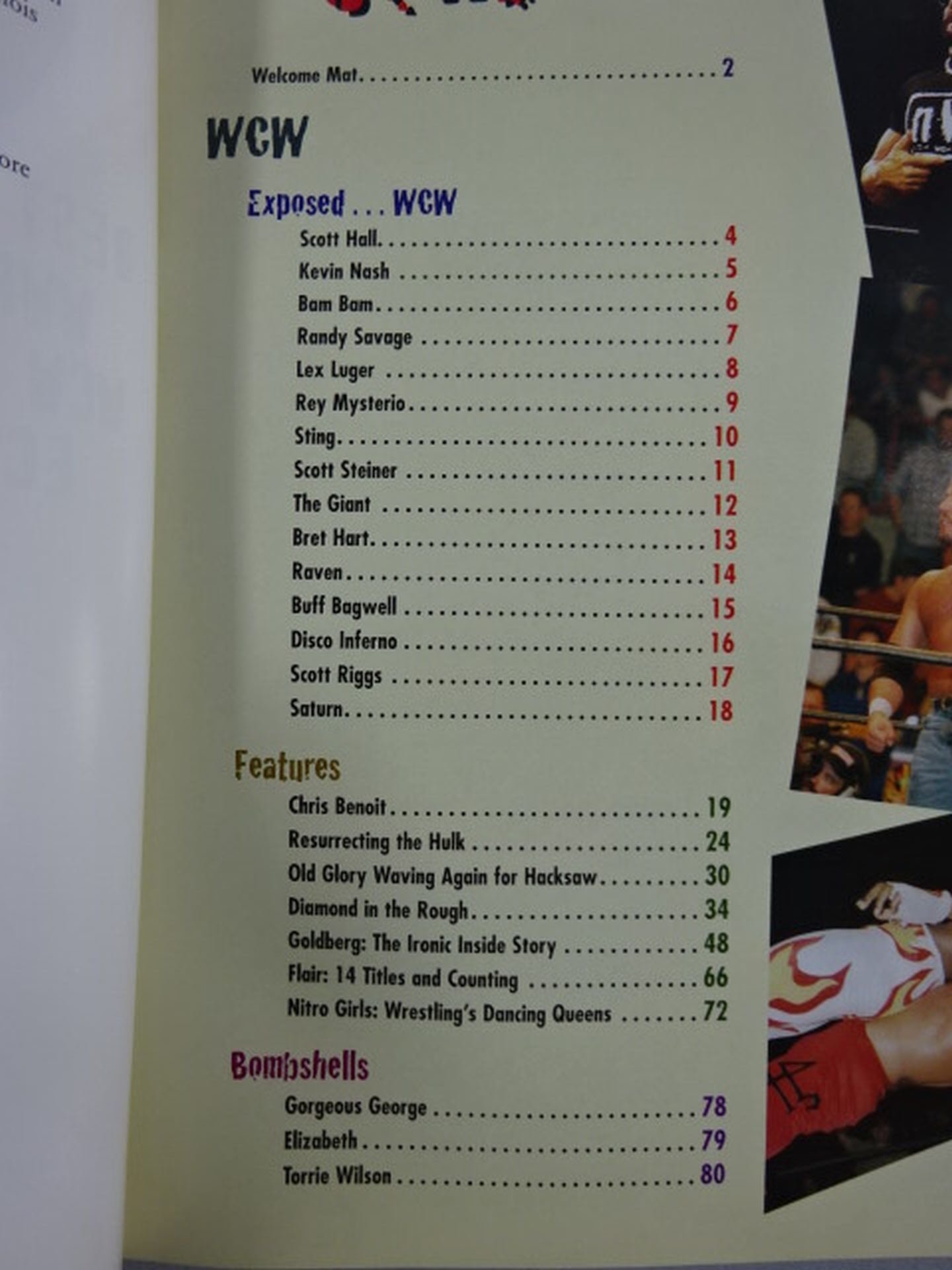 WOW WORLD OF WRESTLING THE OFFICIAL FAN’S GIIDE