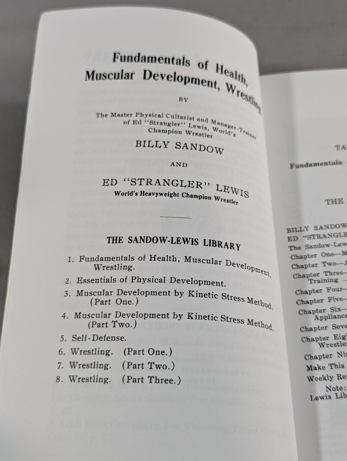 The Sandow-lewis Library / Physical Conditioning