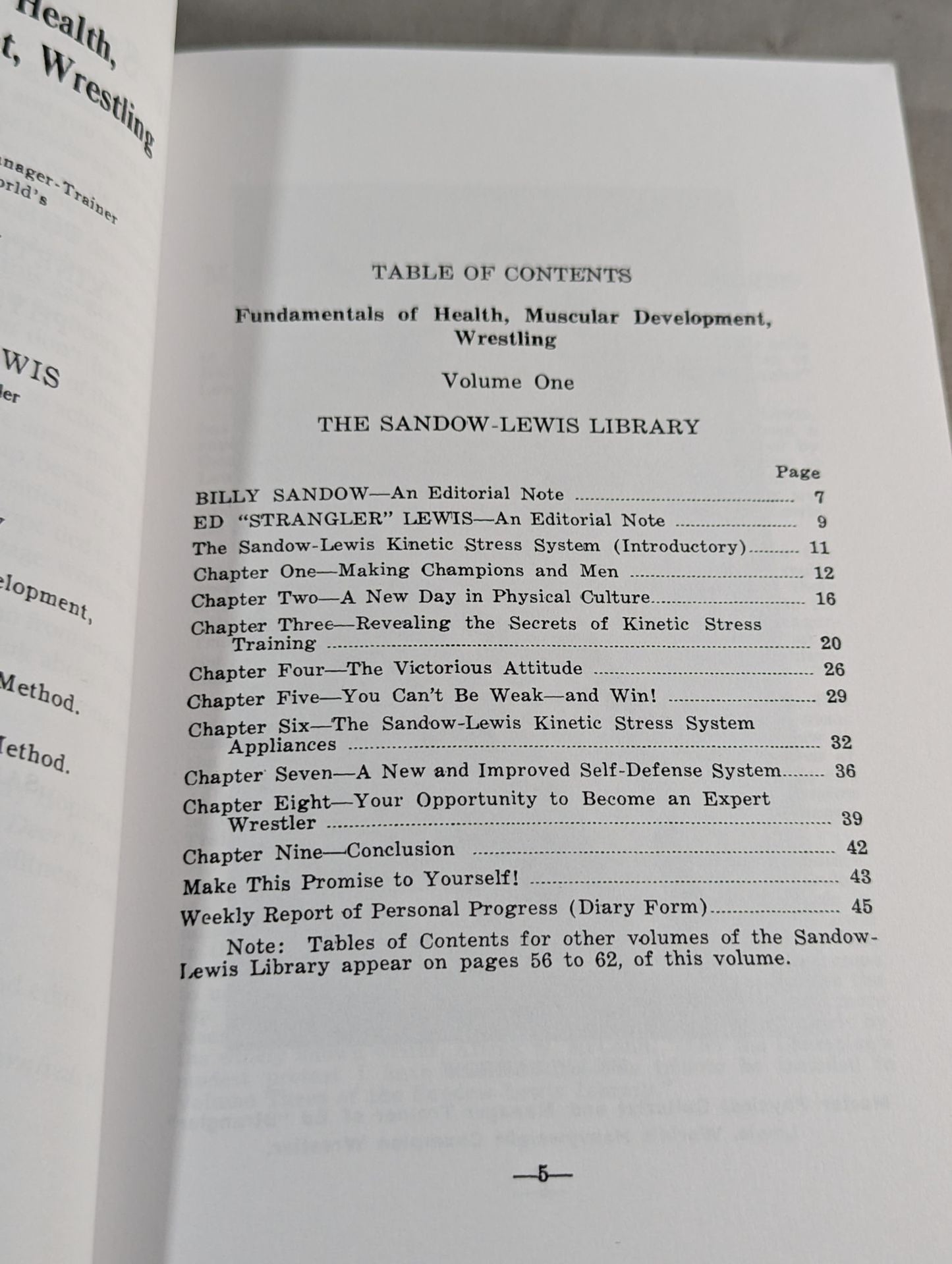 The Sandow-lewis Library / Physical Conditioning