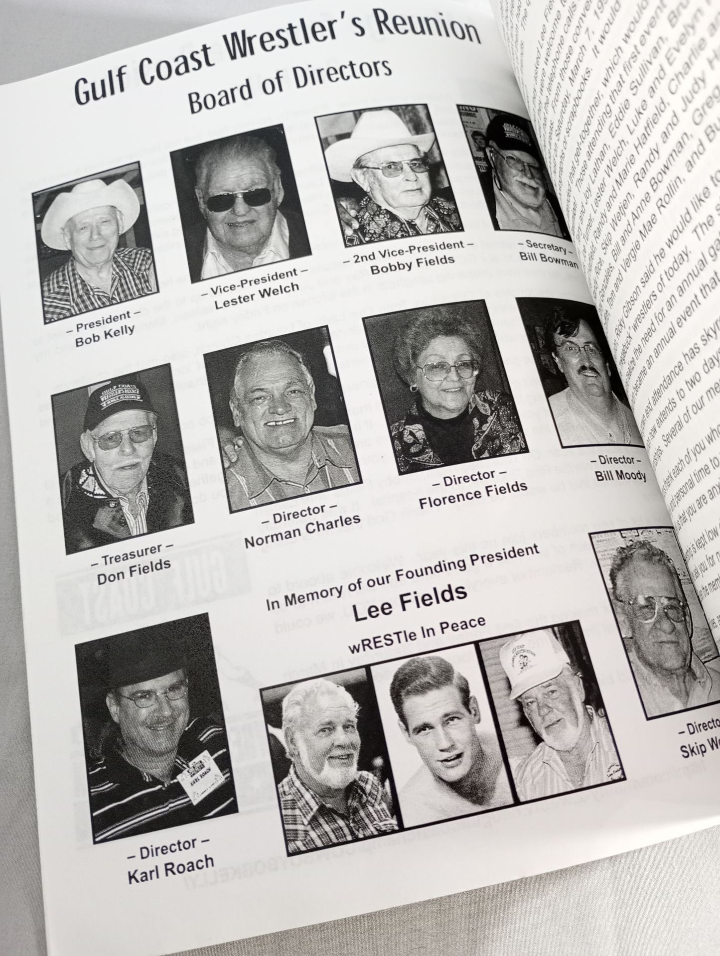 16th Annual Gulf Coast Wrestlers Reunion March 2-3, 2007