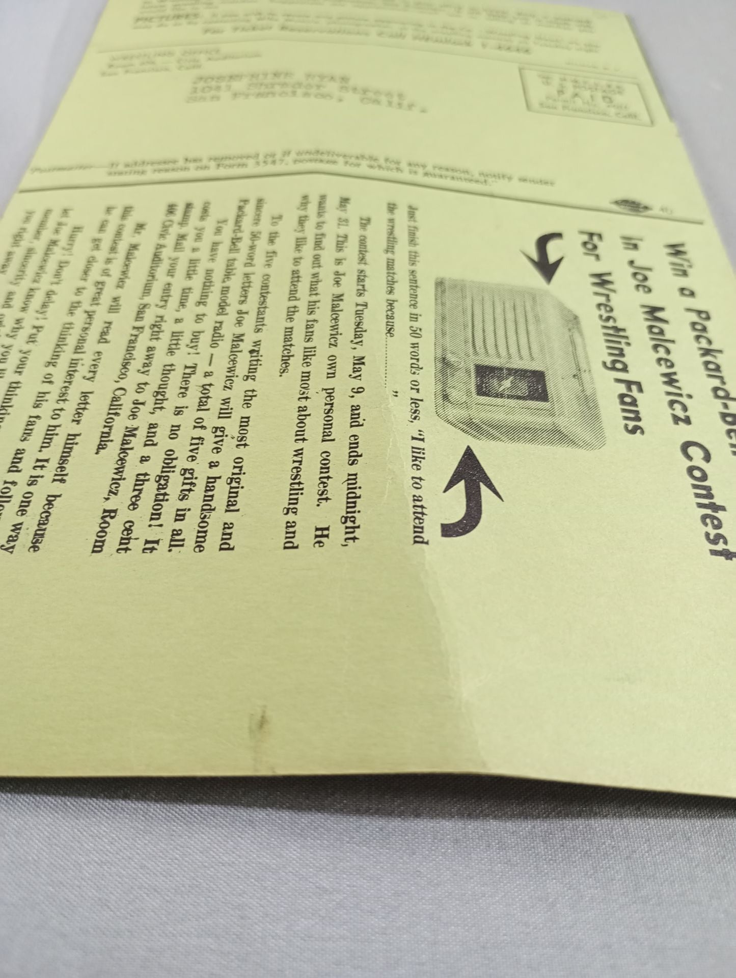 West Coast WRESTLING NEWS(1950.5.23)