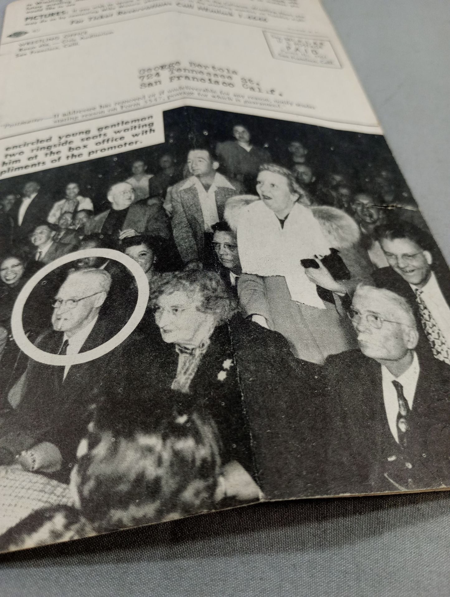 Coliseum WRESTLING NEWS(1949.4.26)