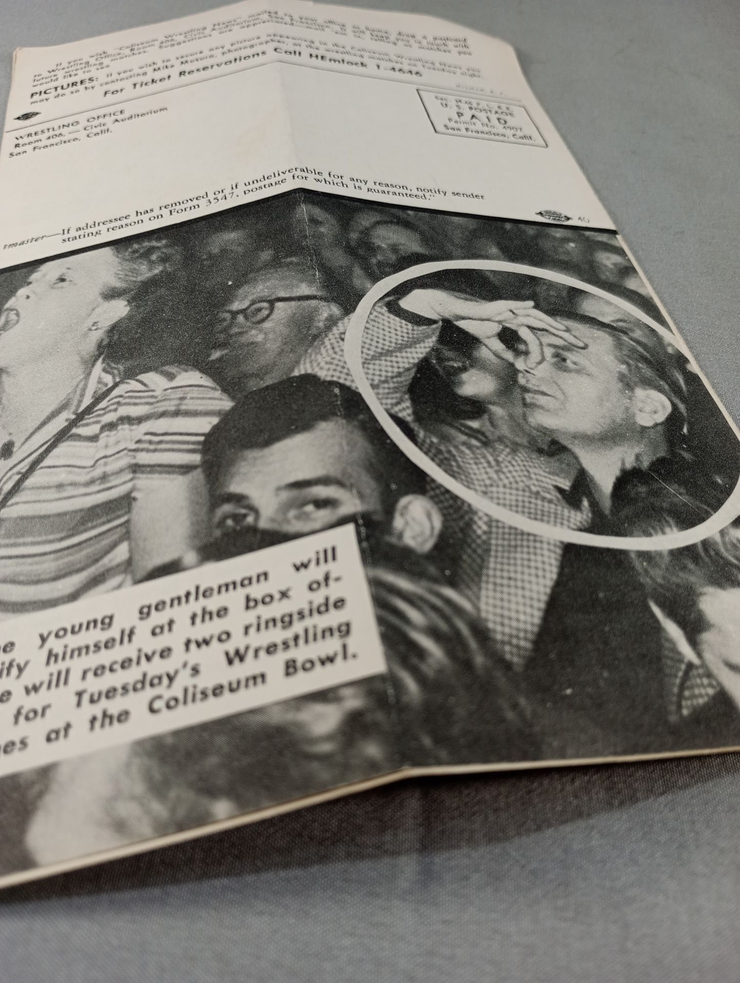 Coliseum WRESTLING NEWS(1949.11.8)