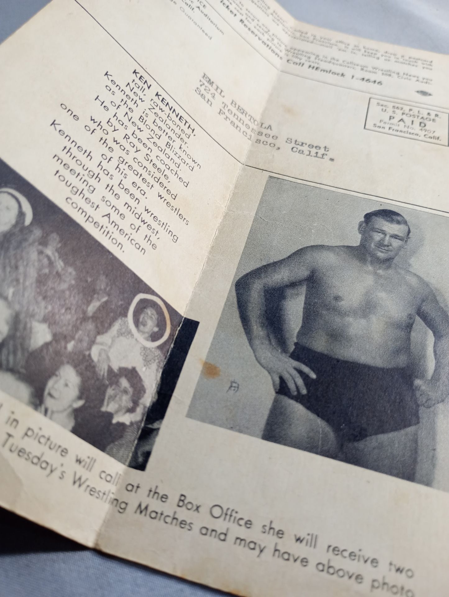 Coliseum WRESTLING NEWS(1948.5.11)