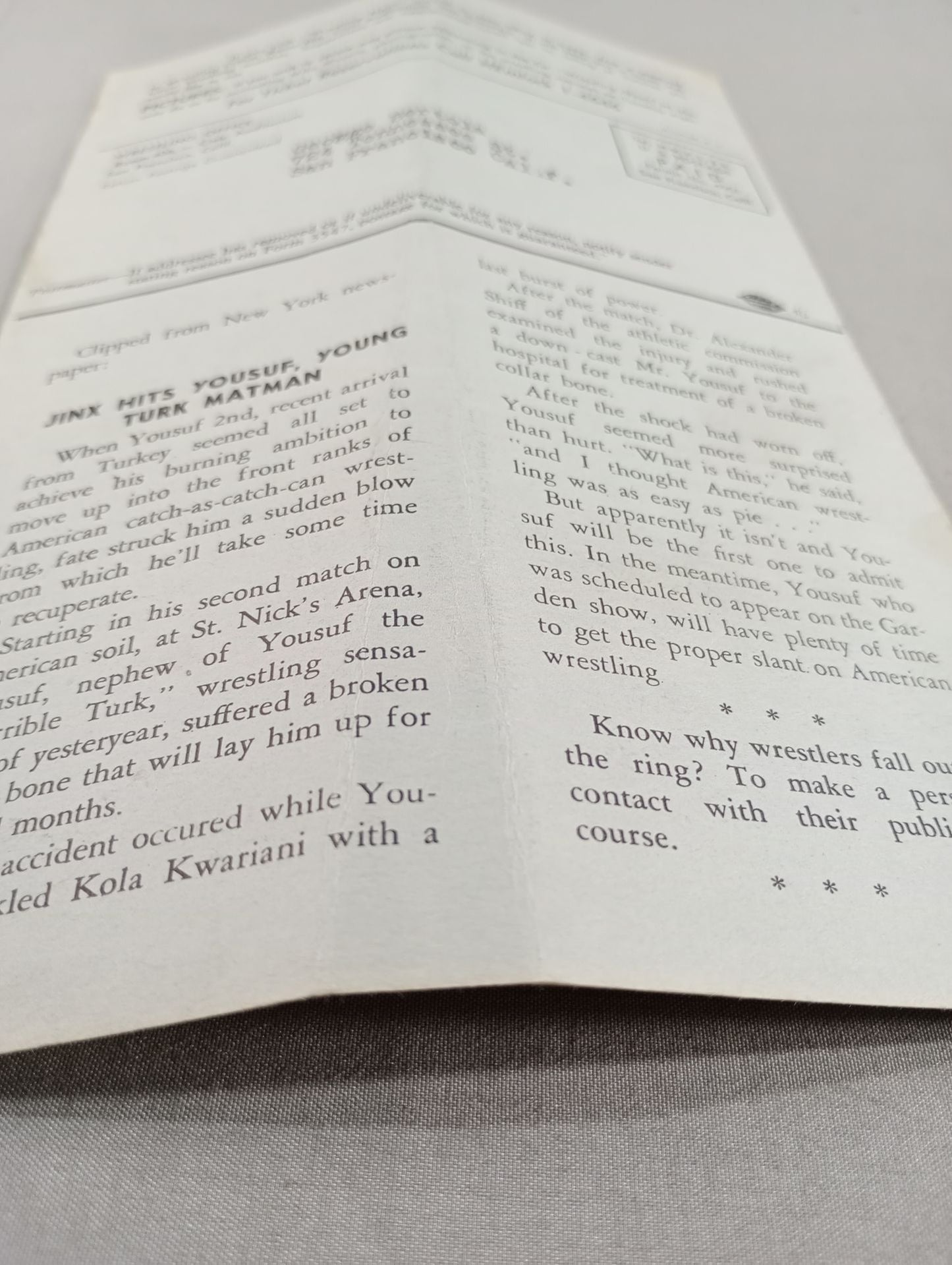 West Coast Wrestling News (April 11, 1950)