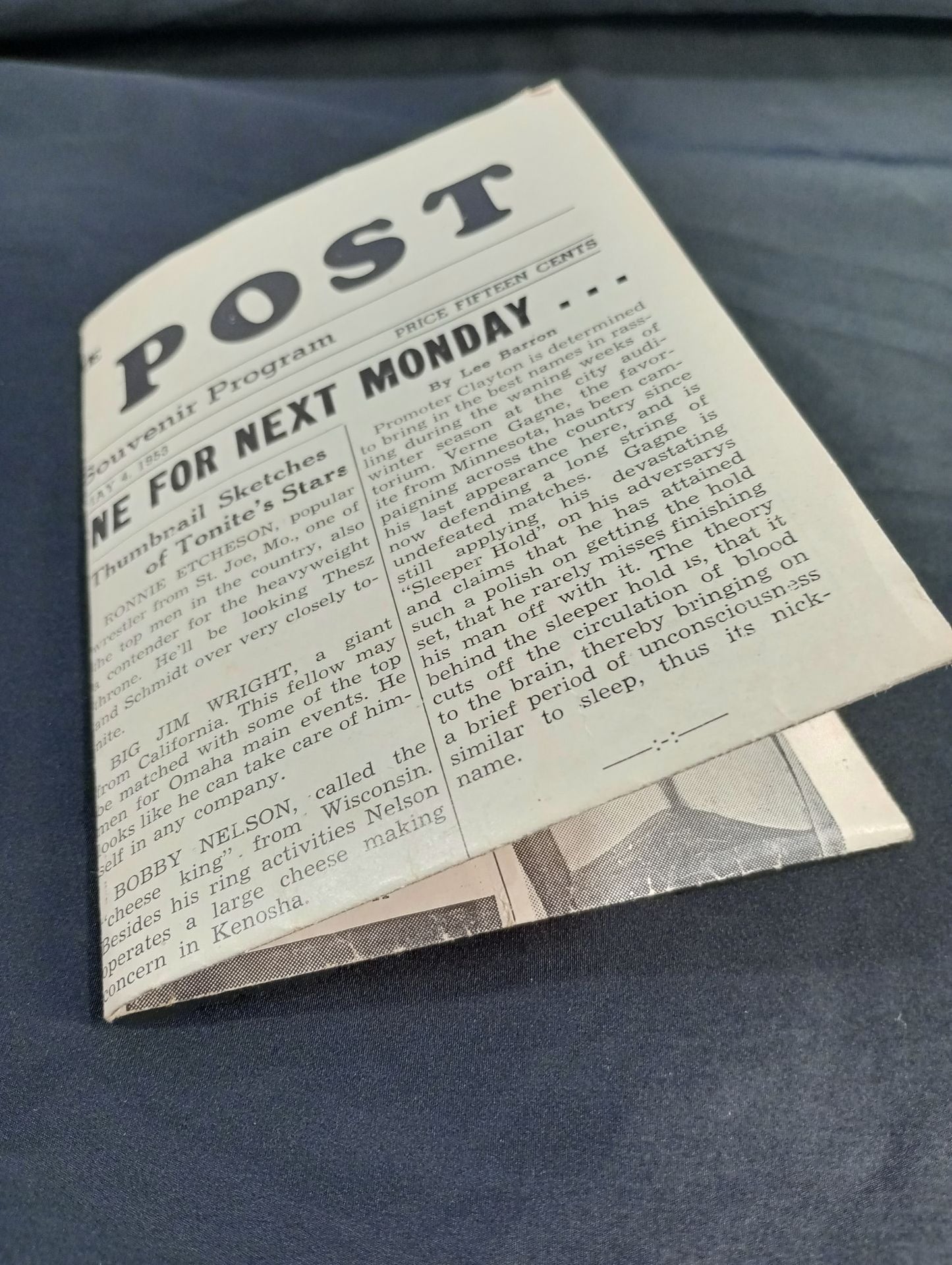 ★テーズvsシュミット NWA戦★ THE RING POST(1953.5.4)