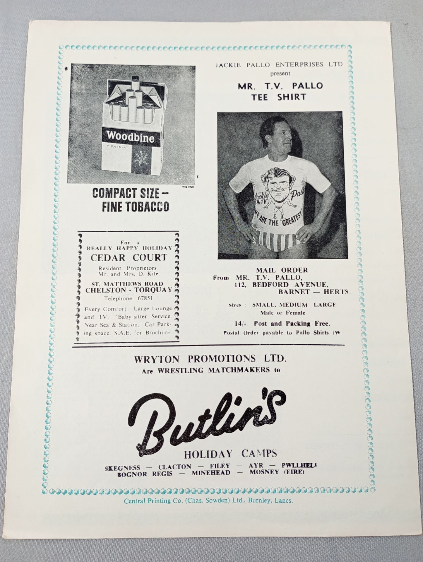 WRYTON PROMOTIONS LTD. (1966.11.4)