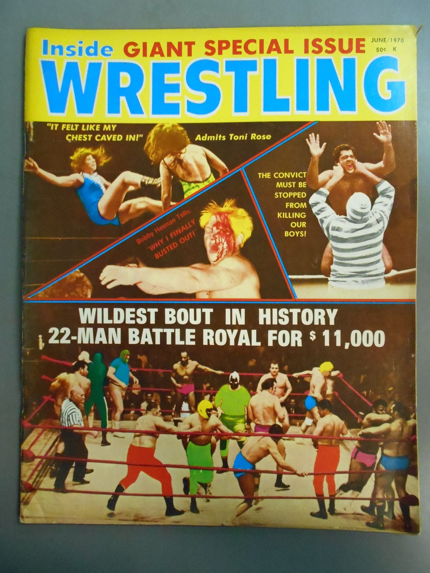 Inside Wrestling June 1970 issue