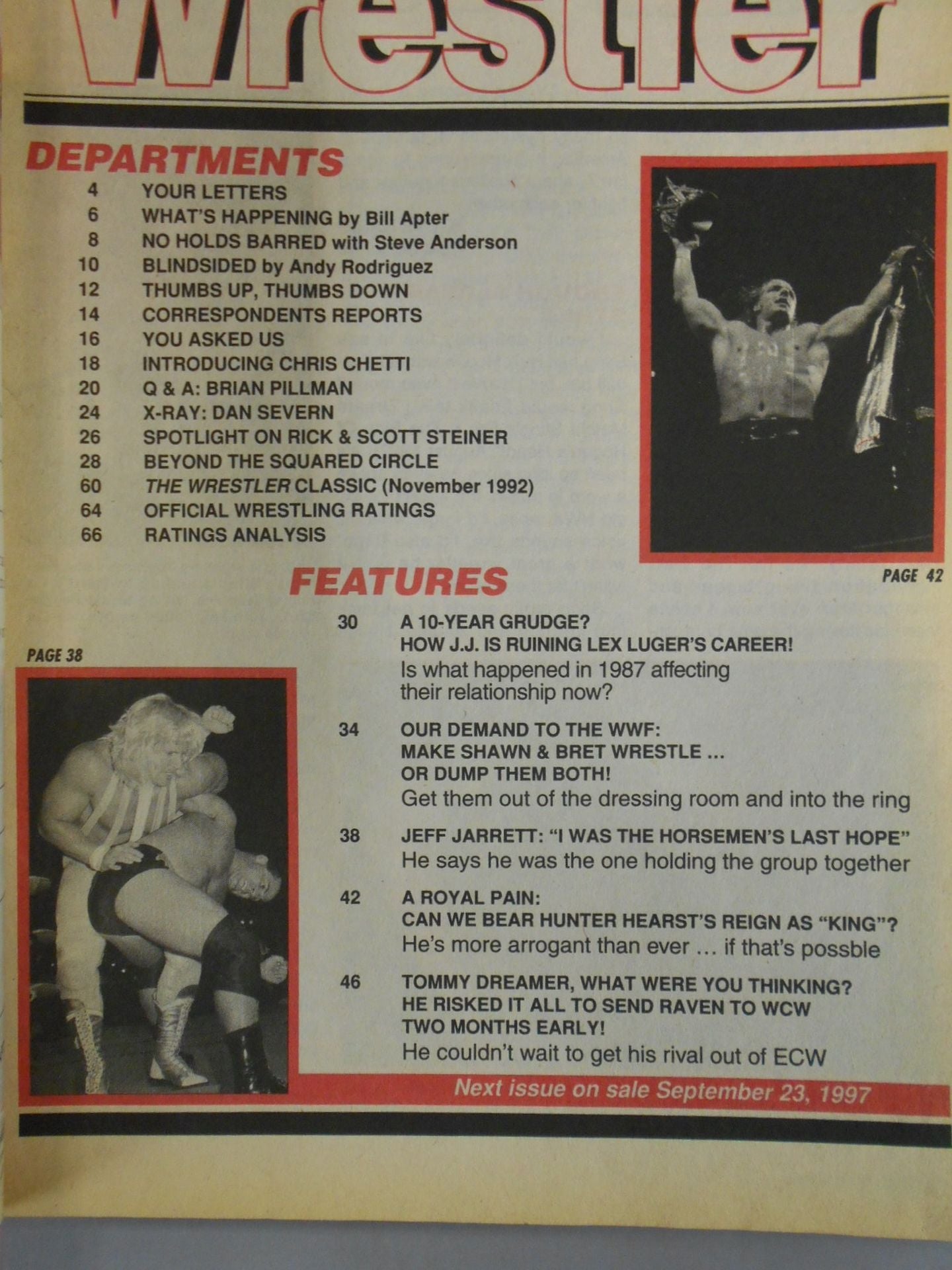 THE Wrestler 1997年11月号