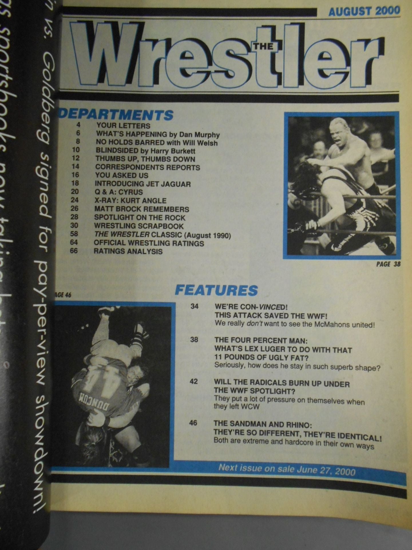 THE Wrestler 2000年08月号