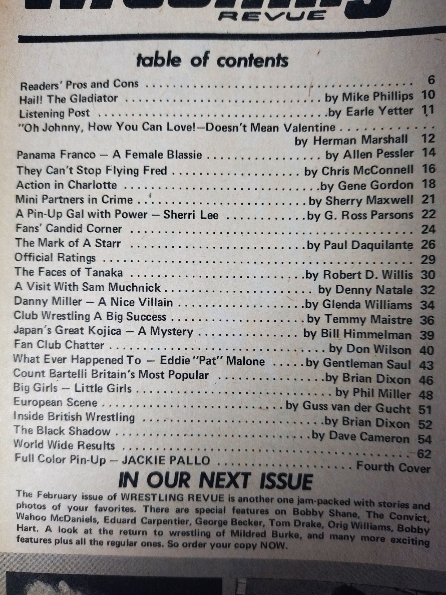 ★ Japanese commentary Wrestling ★ REVUE 1970-01