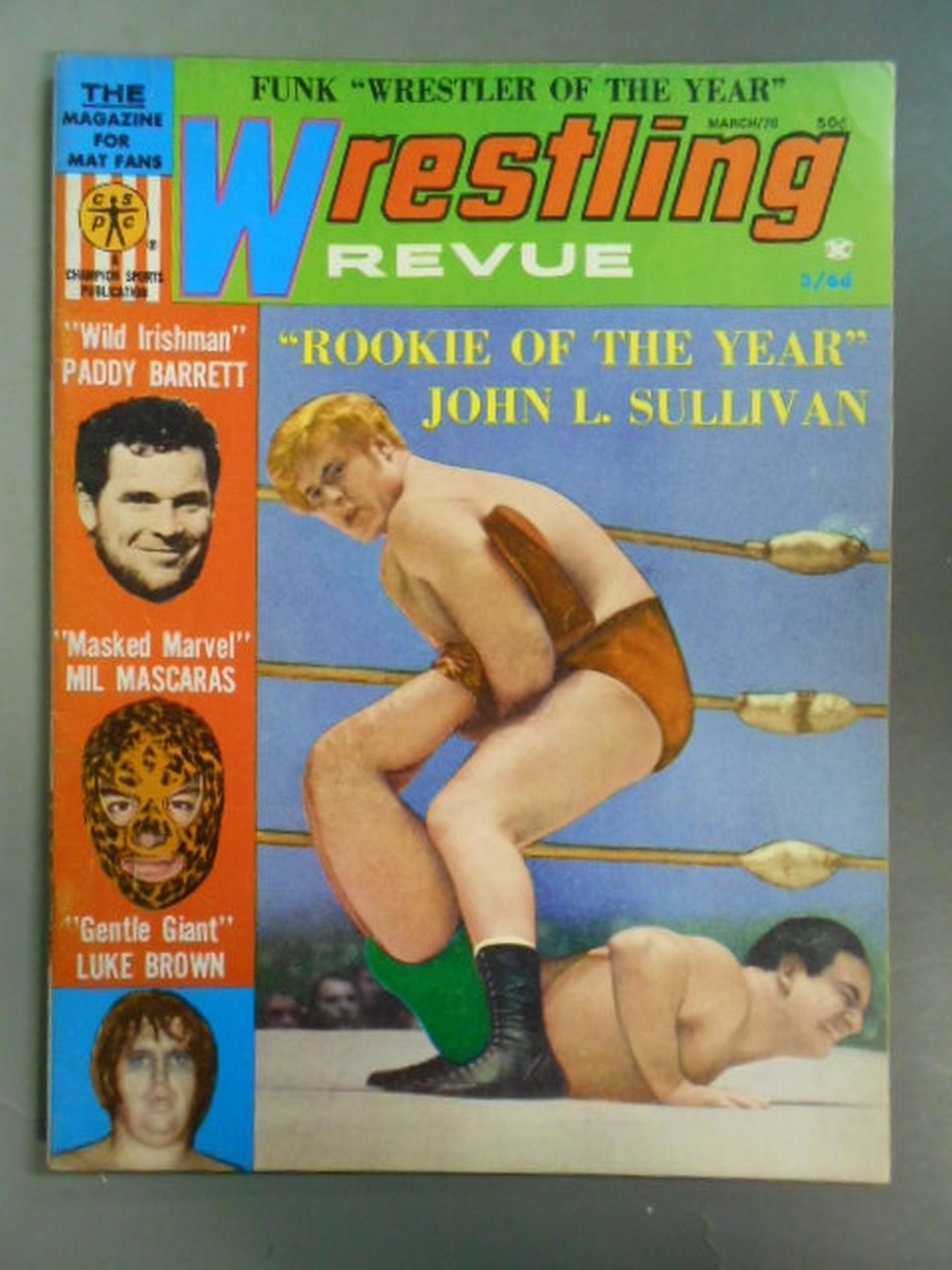 Wrestling REVUE 1970年3月号