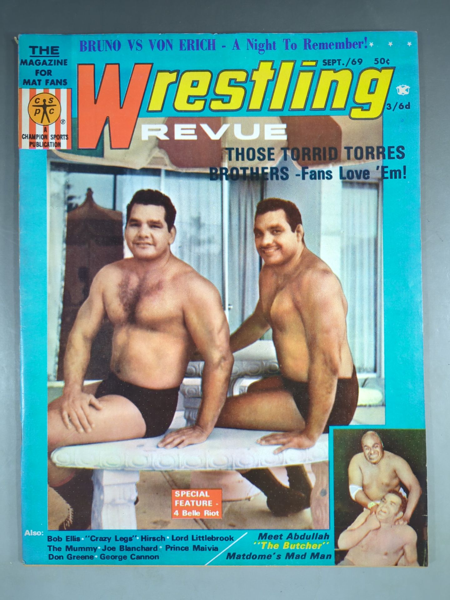 Wrestling REVUE 1969年09月号