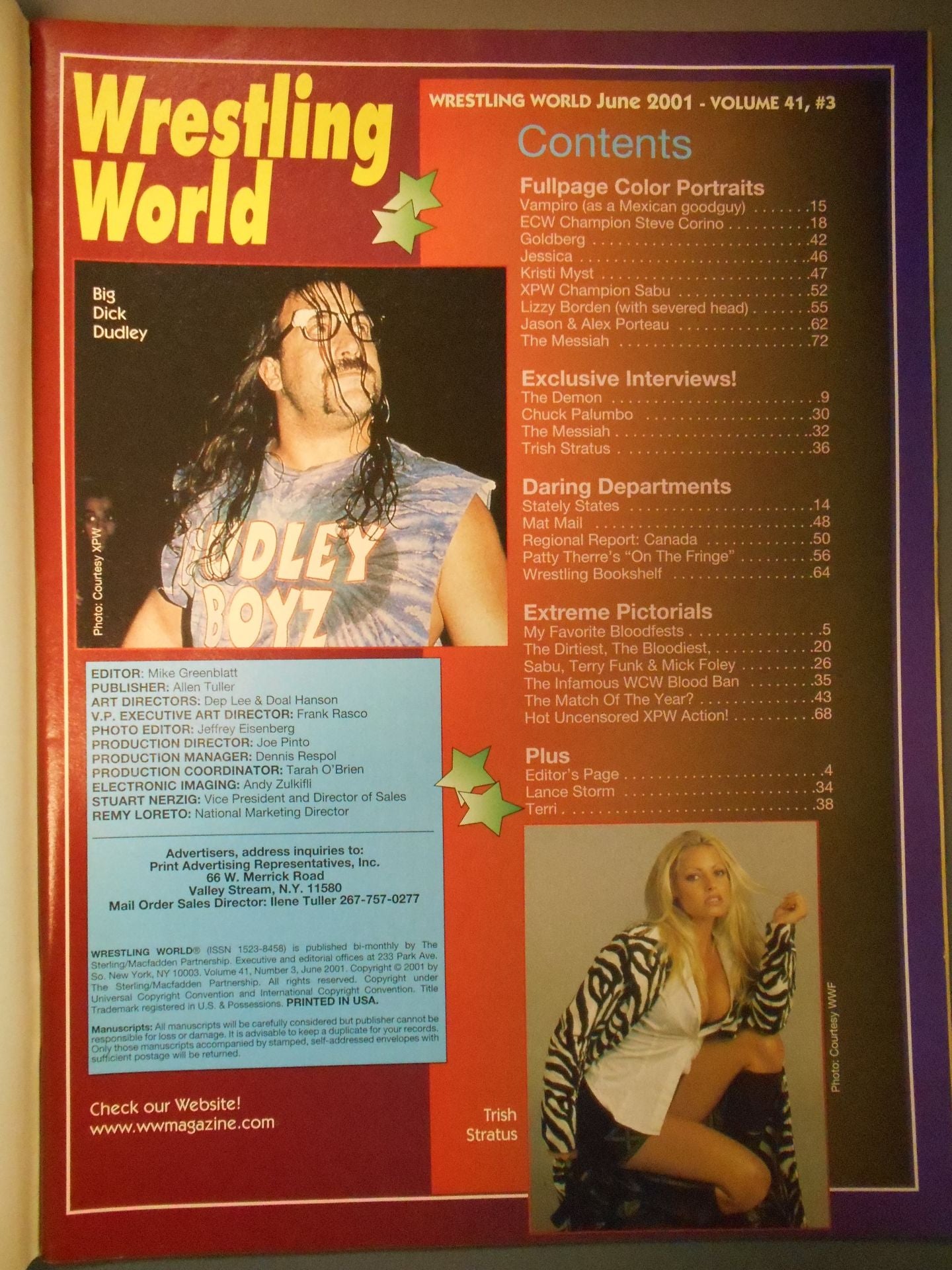 WRESTLING WORLD 2001年06月号