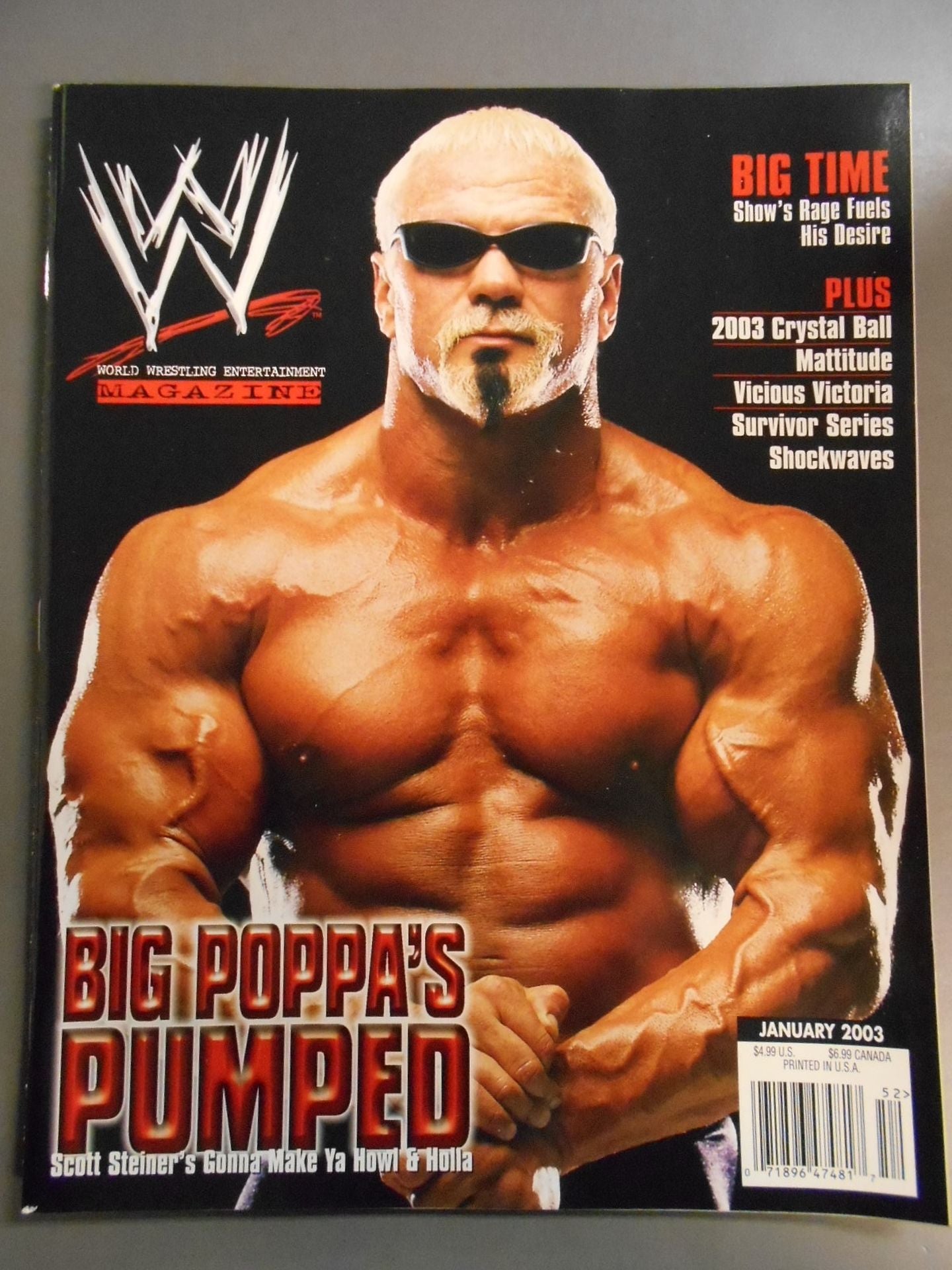 WWE MAGAZINE January 2003 issue