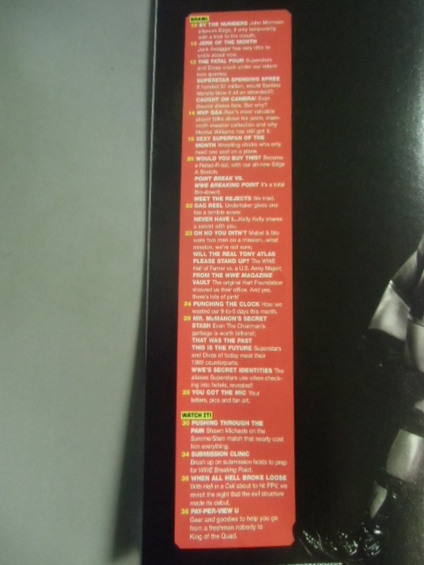 WWE MAGAZINE September 2009