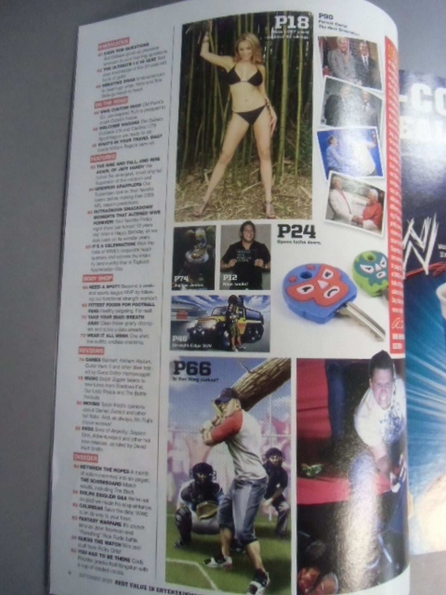 WWE MAGAZINE September 2009