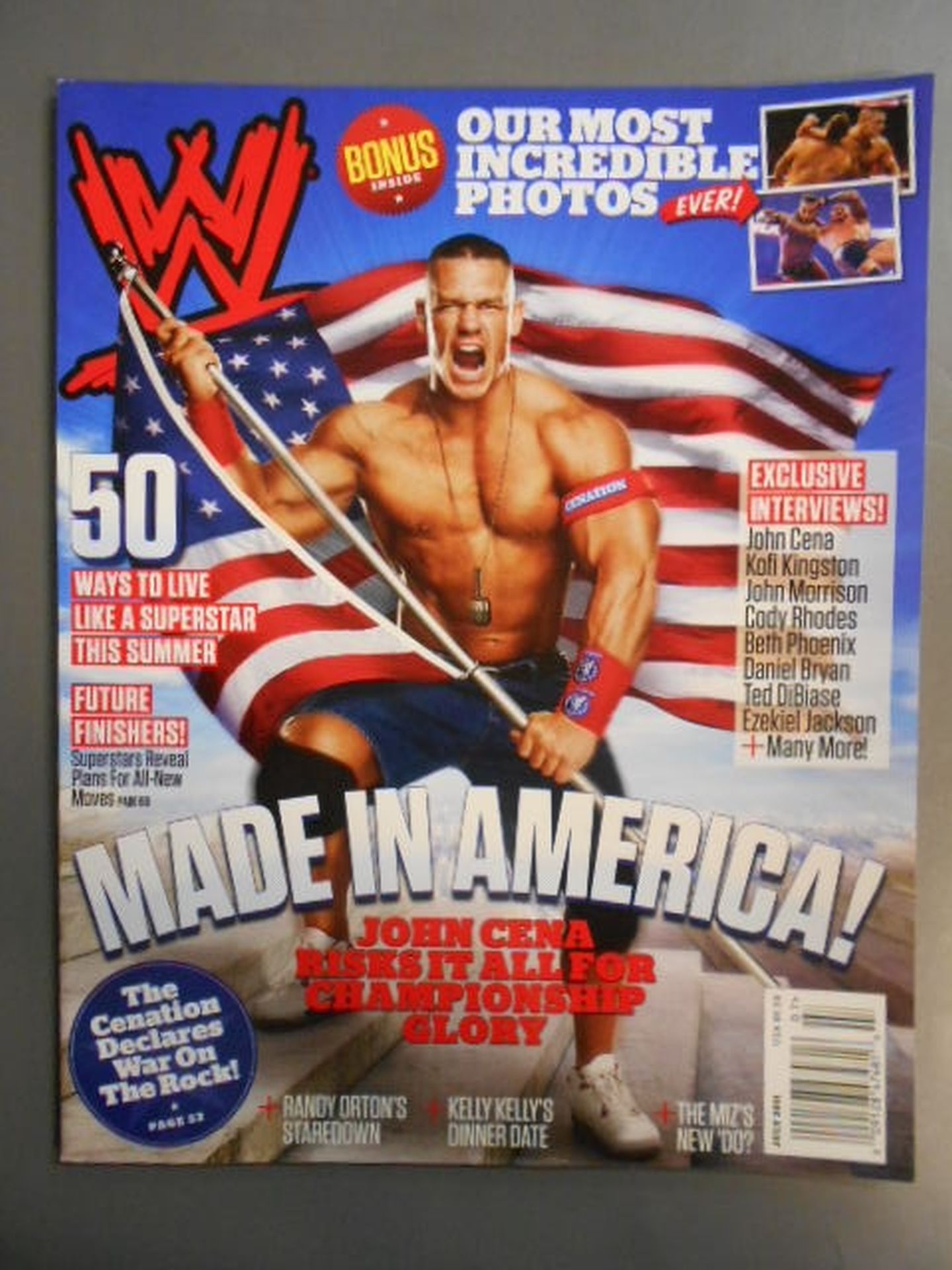 July 2011 issue of WWE MAGAZINE