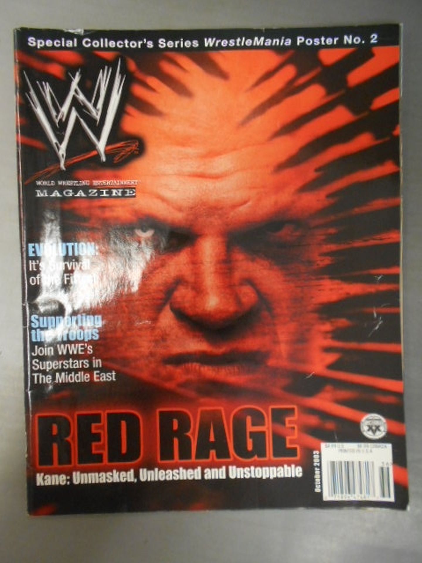 WWE MAGAZINE October 2003 issue