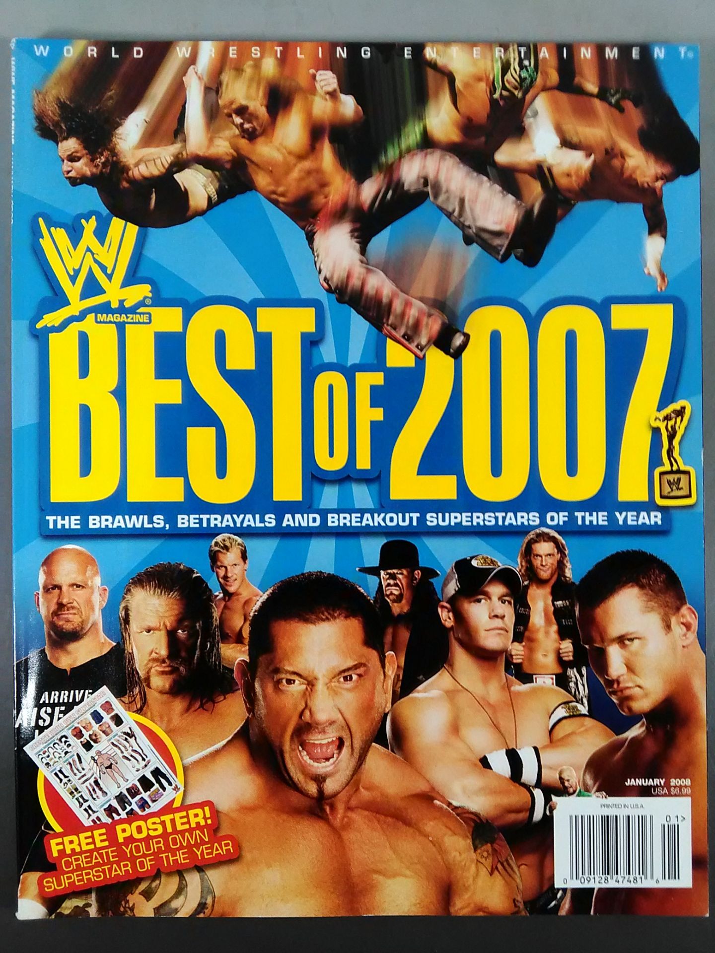 WWE MAGAZINE 2008年1月号