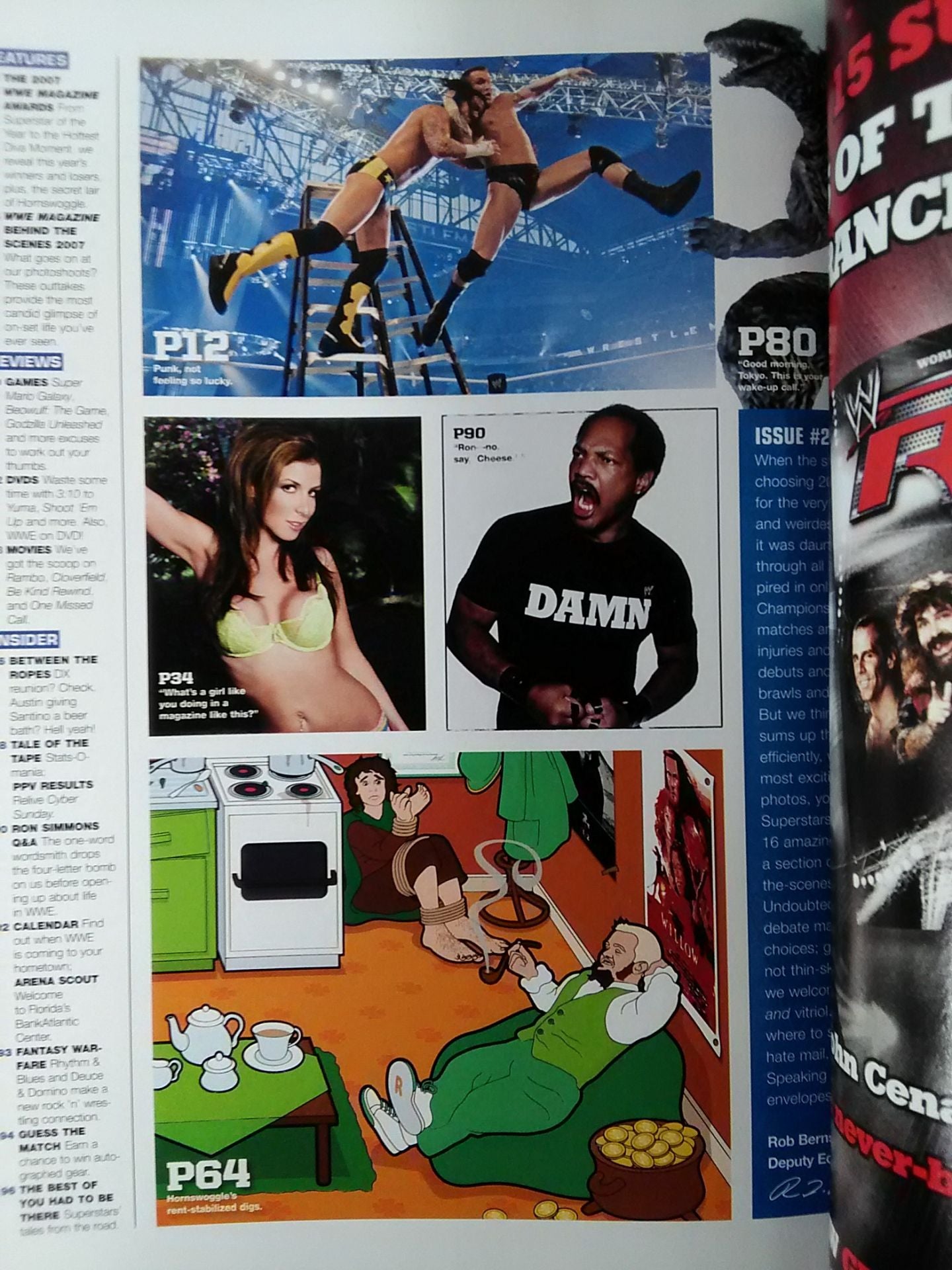 WWE MAGAZINE 2008年1月号