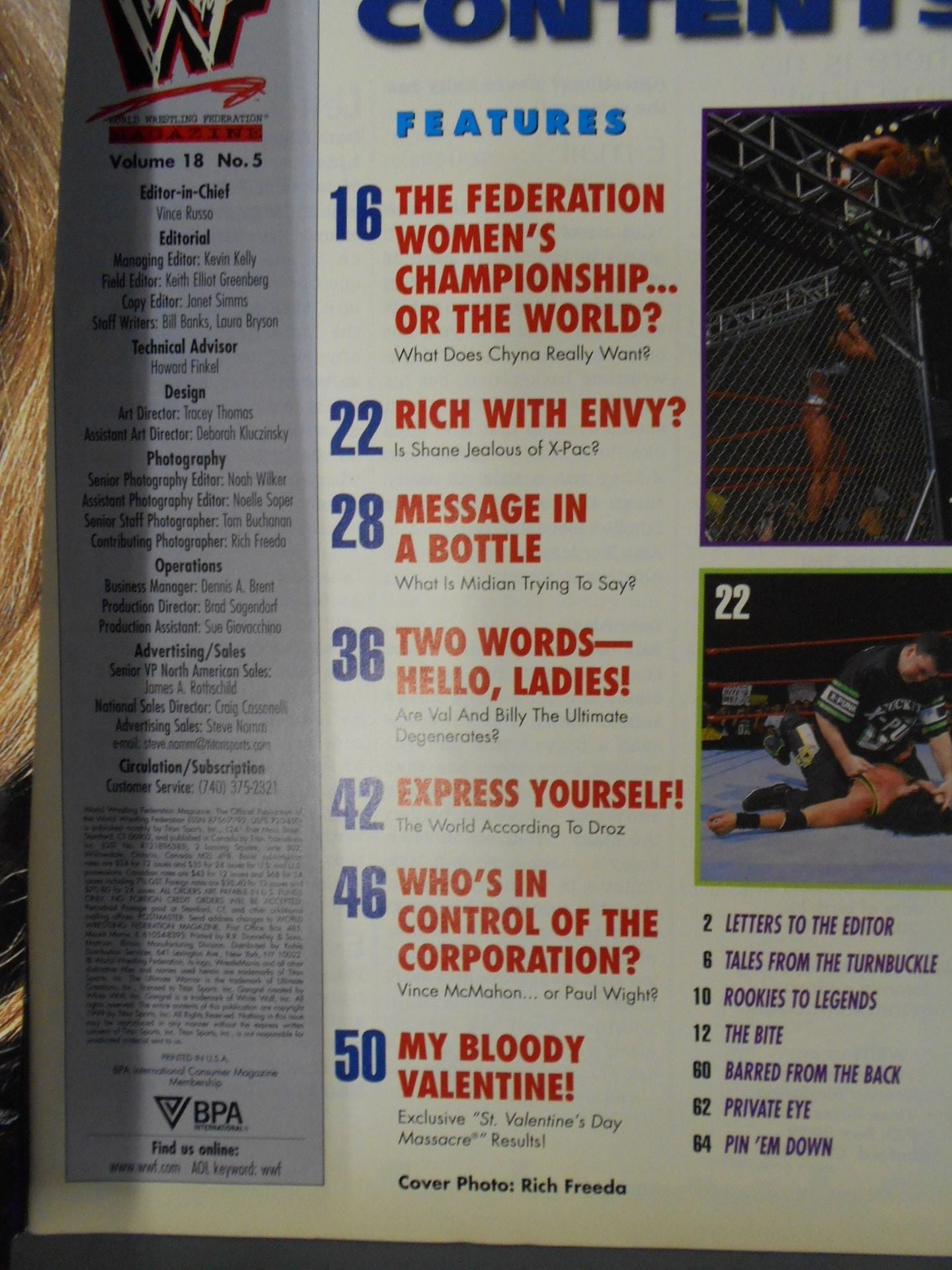 WWF MAGAZINE 1999年5月号