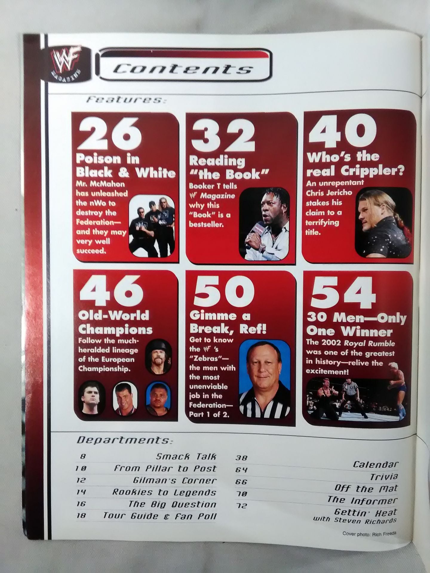 WWF MAGAZINE April 2002