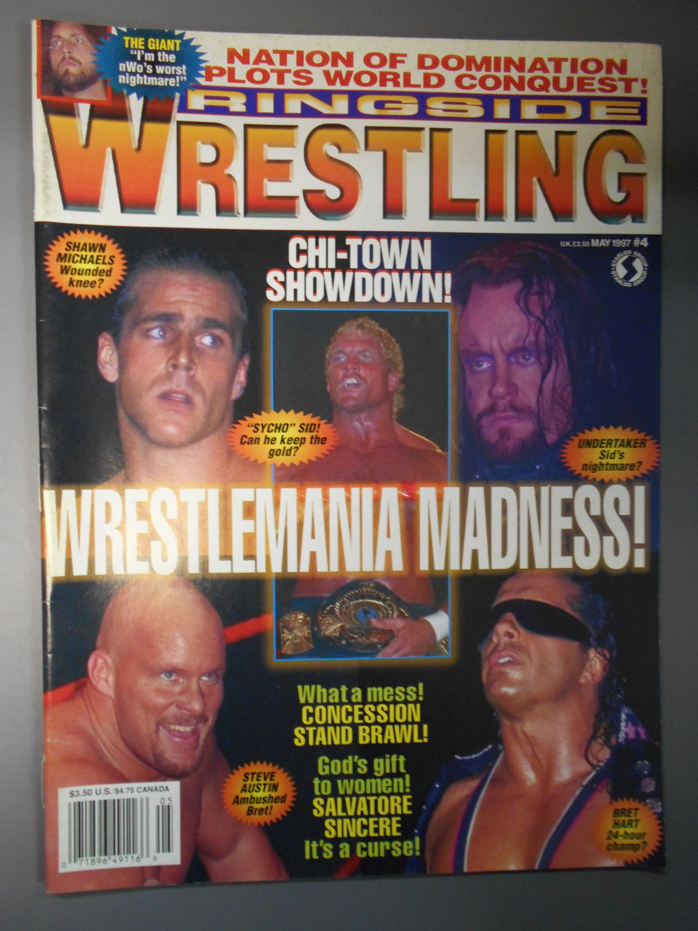RINGSIDE WRSTLING MAY 1997 ISSUE