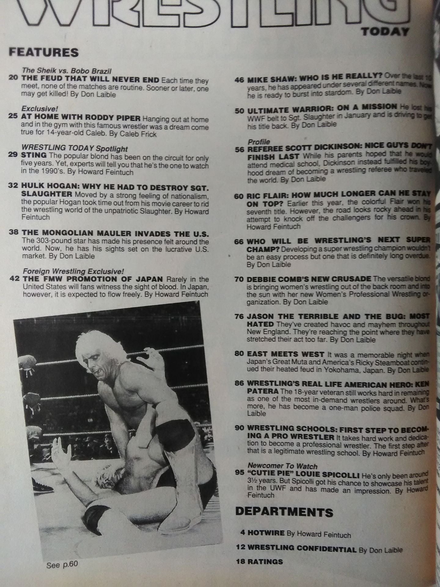 WRESTLING TODAY 1991年 ANNUAL #25