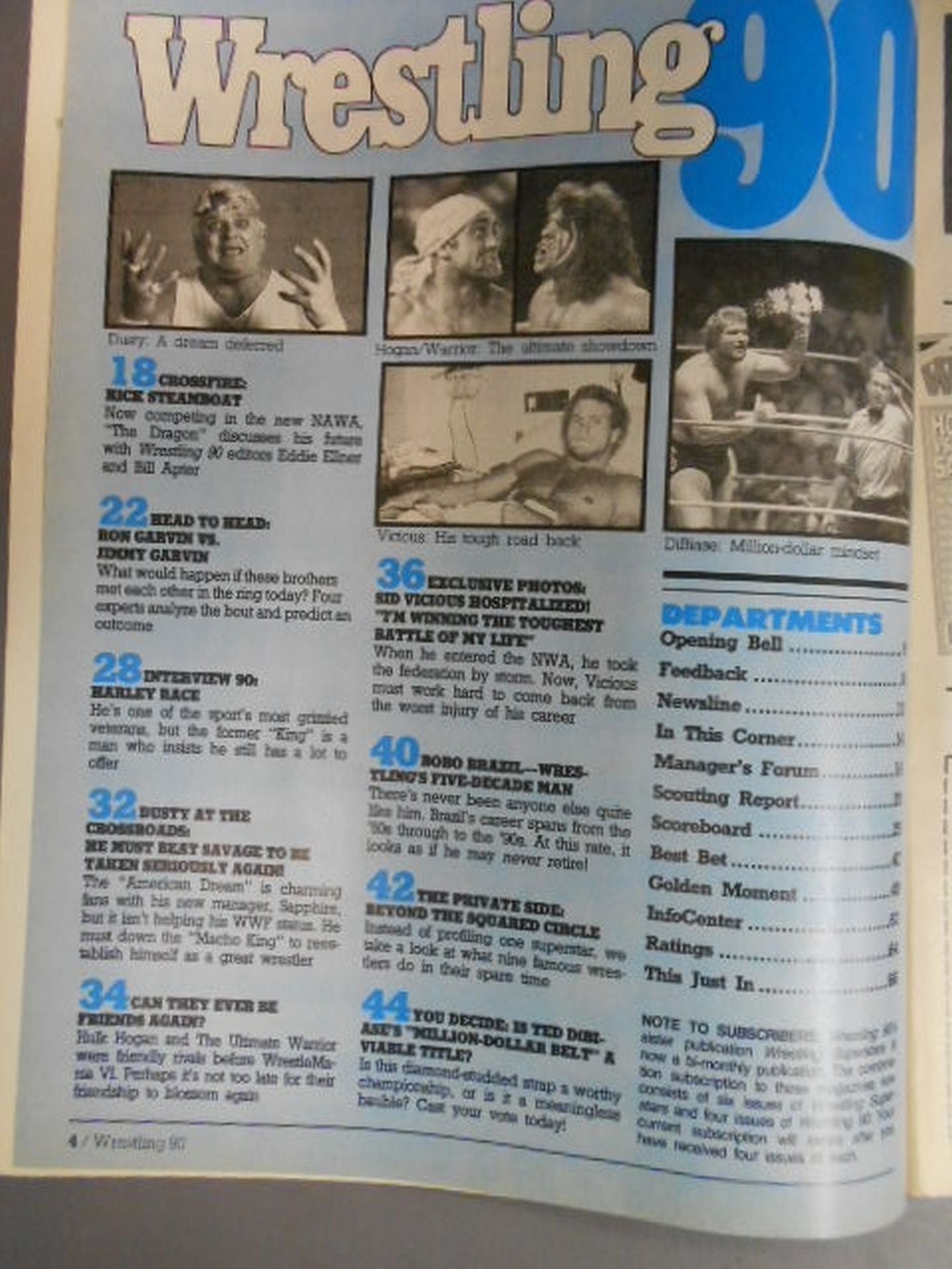 Wrestling90 1990年夏号