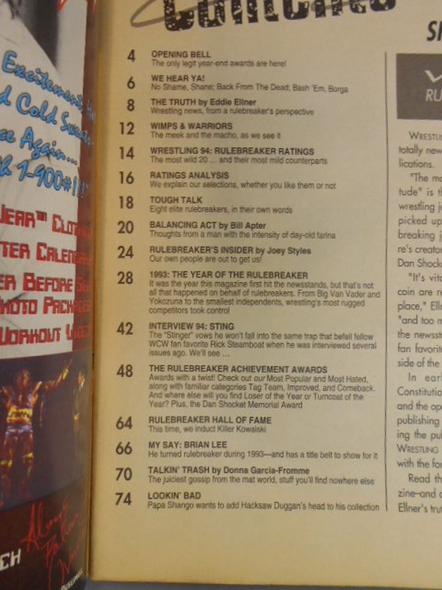 Wrestling94 1994年春号