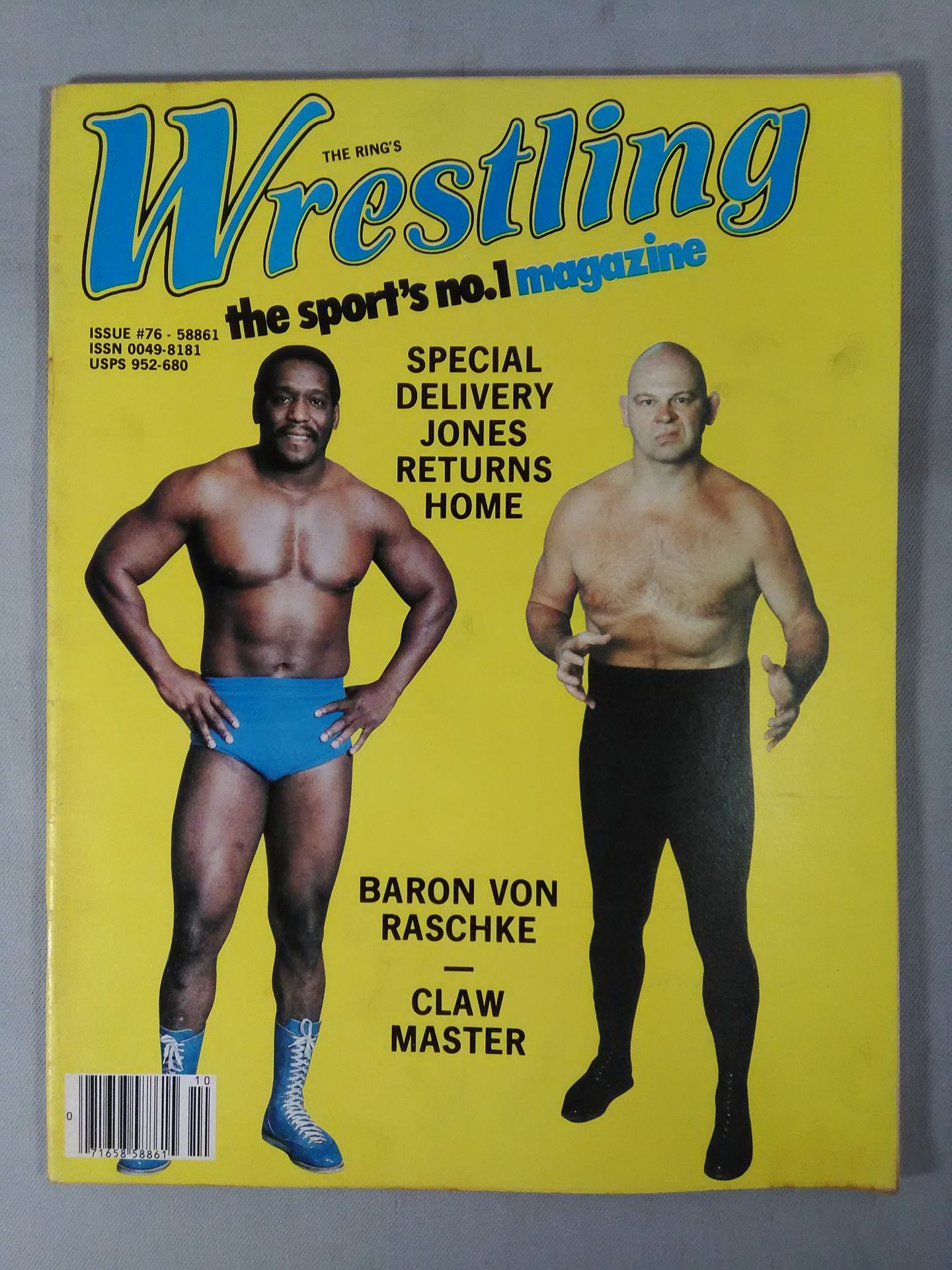 Wrestling magazine (The RING'S) October 1981 issue