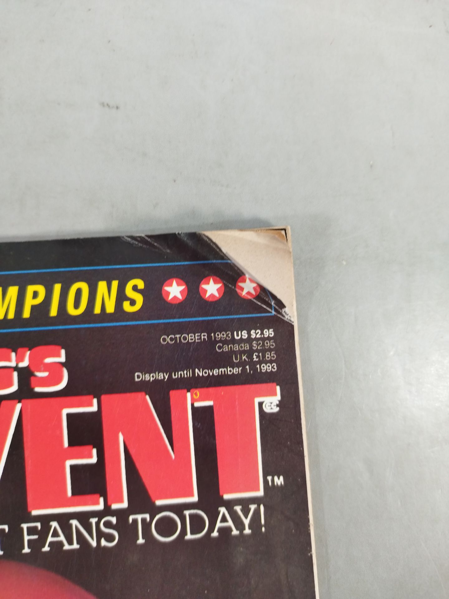 WRESTLING’S MAIN EVENT 1993年10月号