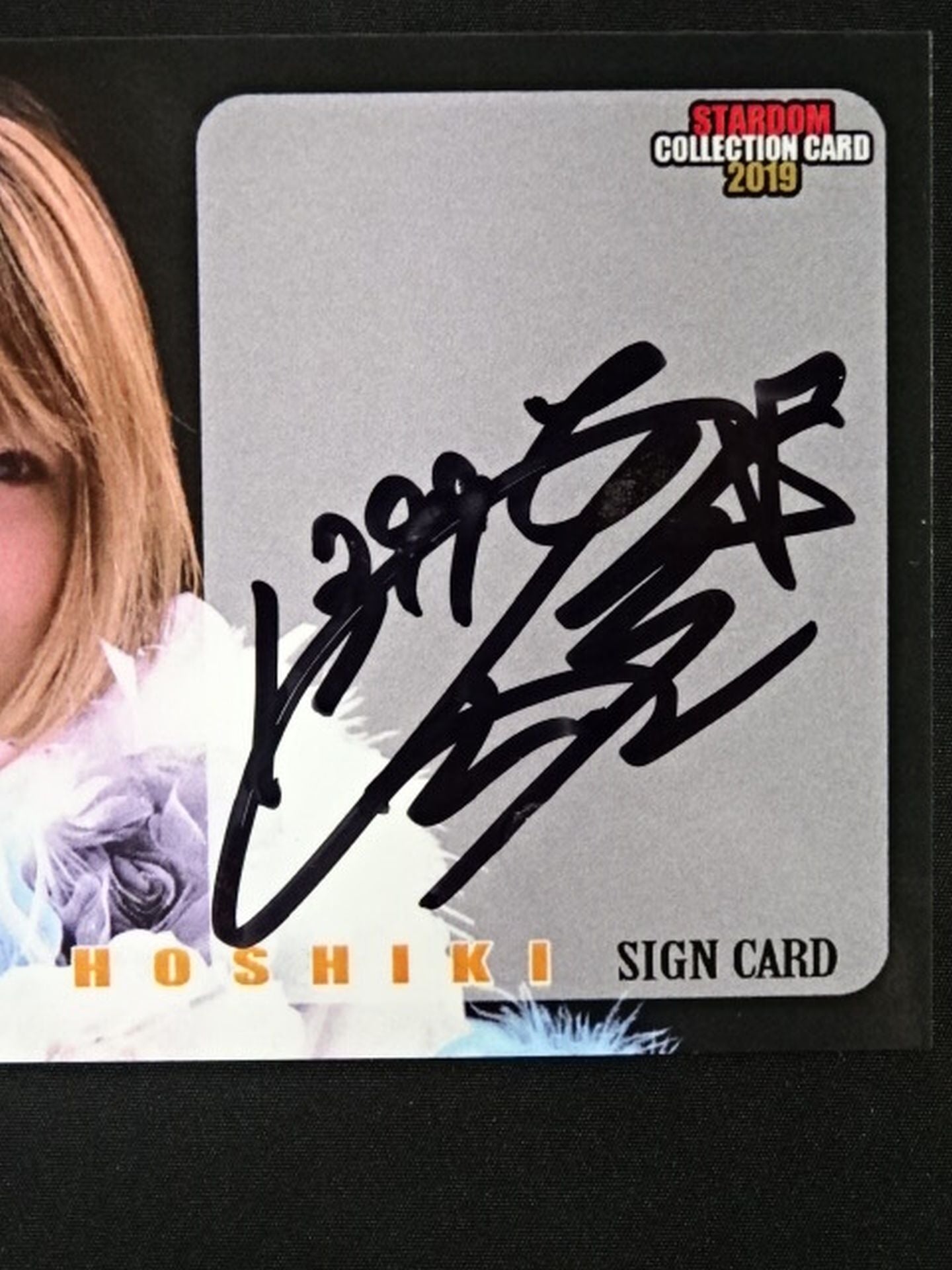 2019 STARDOM COLLECTION CARD 星輝ありさ 公式サインカード