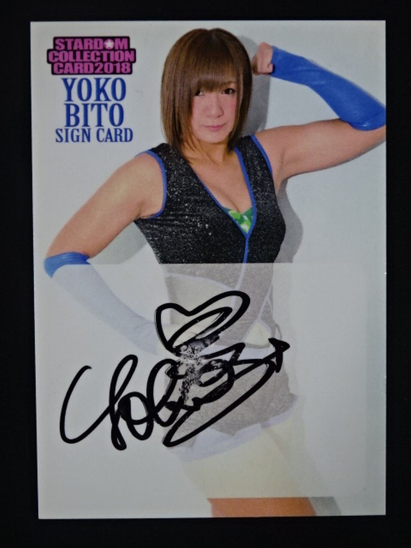 2018 STARDOM COLLECTION CARD 美闘陽子 公式サインカード