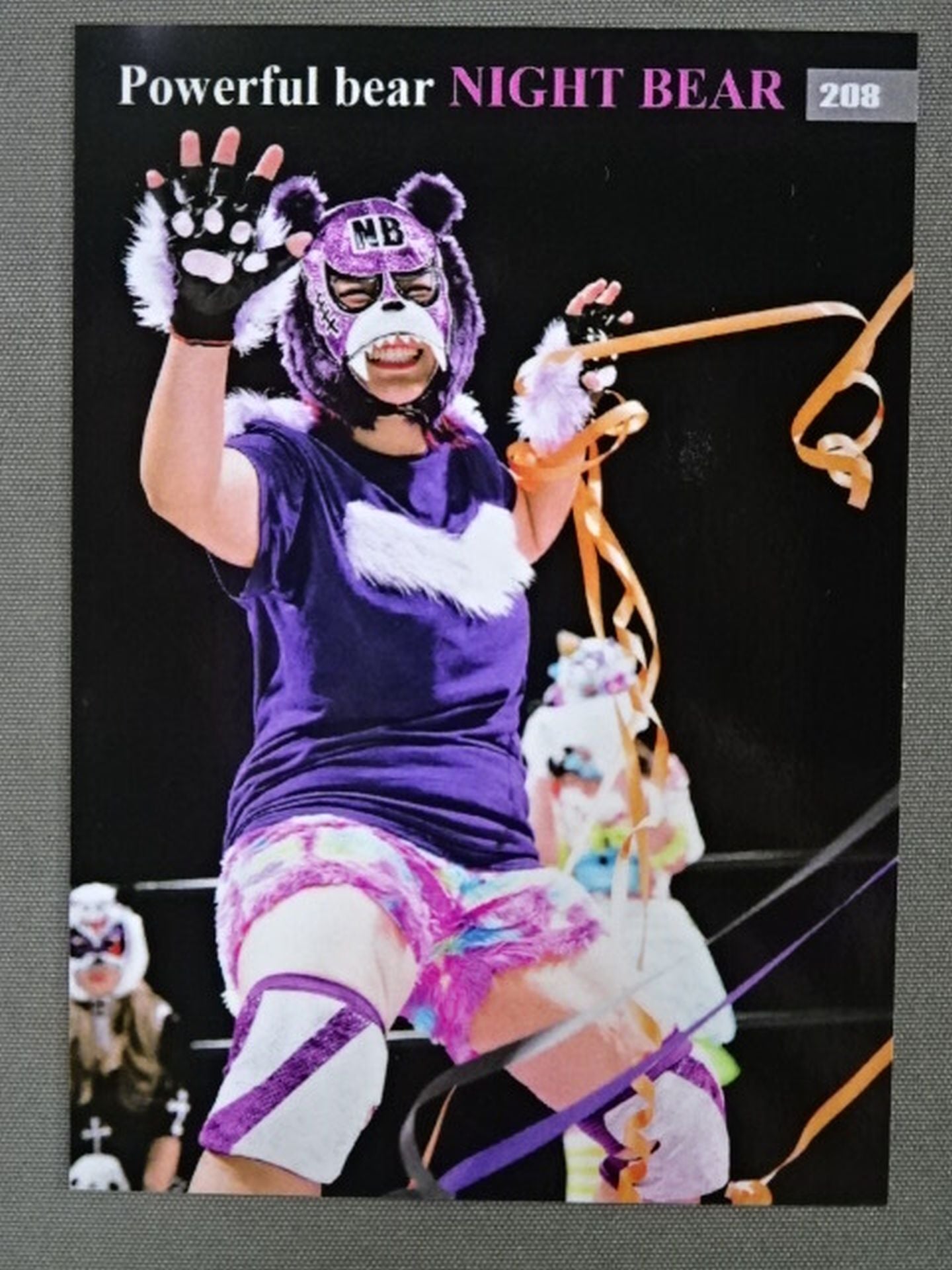 2019 STARDOM COLLECTION CARD 刀羅ナツコ(ナイトベアー) 公式サインカード