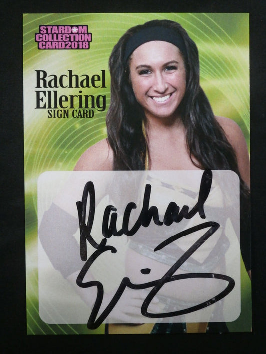 2018 STARDOM COLLECTION CARD Rachel Ellering Official Autographed Card