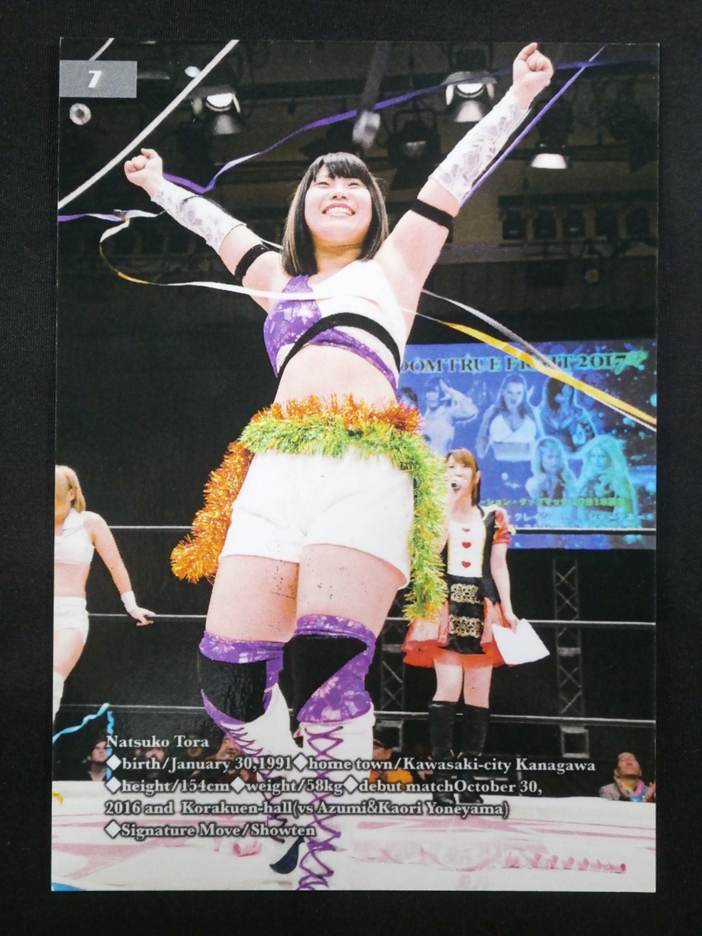 2018 STARDOM COLLECTION CARD Natsuko Tora Formula autographed card