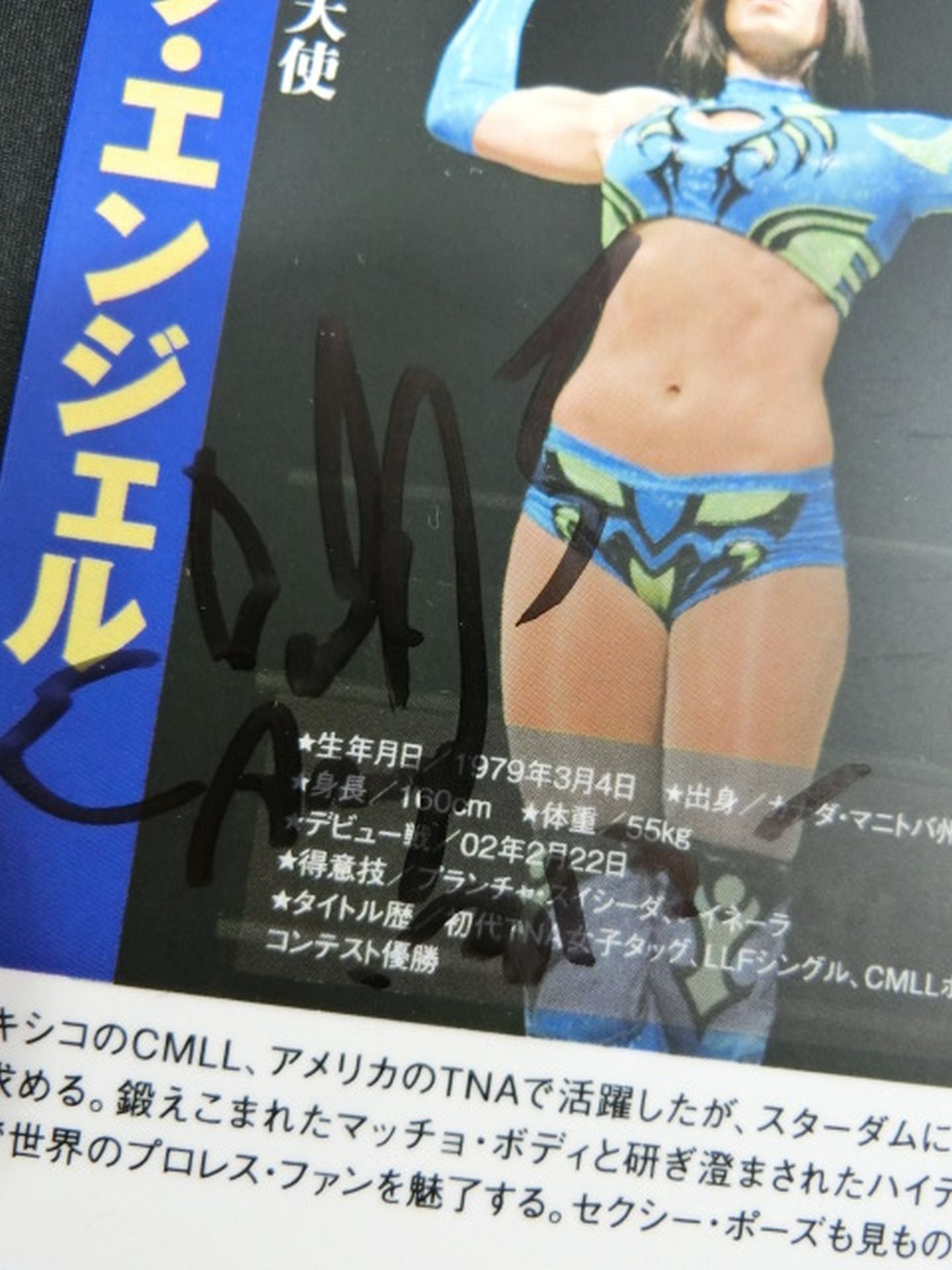 2013 STARDOM OFFICIAL CARD SET Vol.1 ダーク・エンジェル イベント限定 サインカード